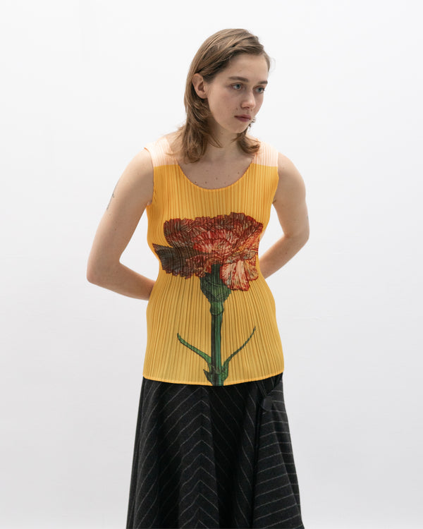 issey miyake pleats please ss00 carnation flower top