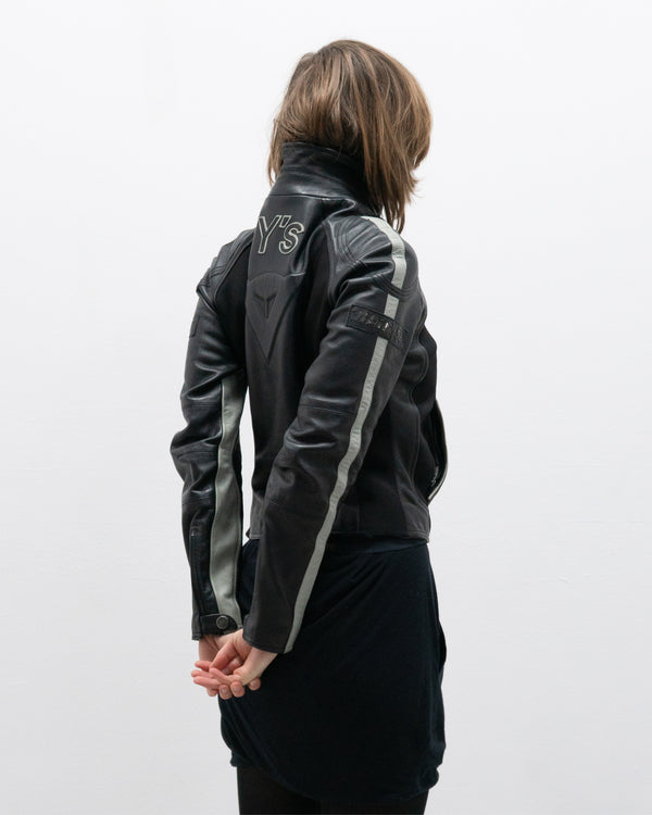 yohji yamamoto y's x dainese aw04 motorcycle leather jacket