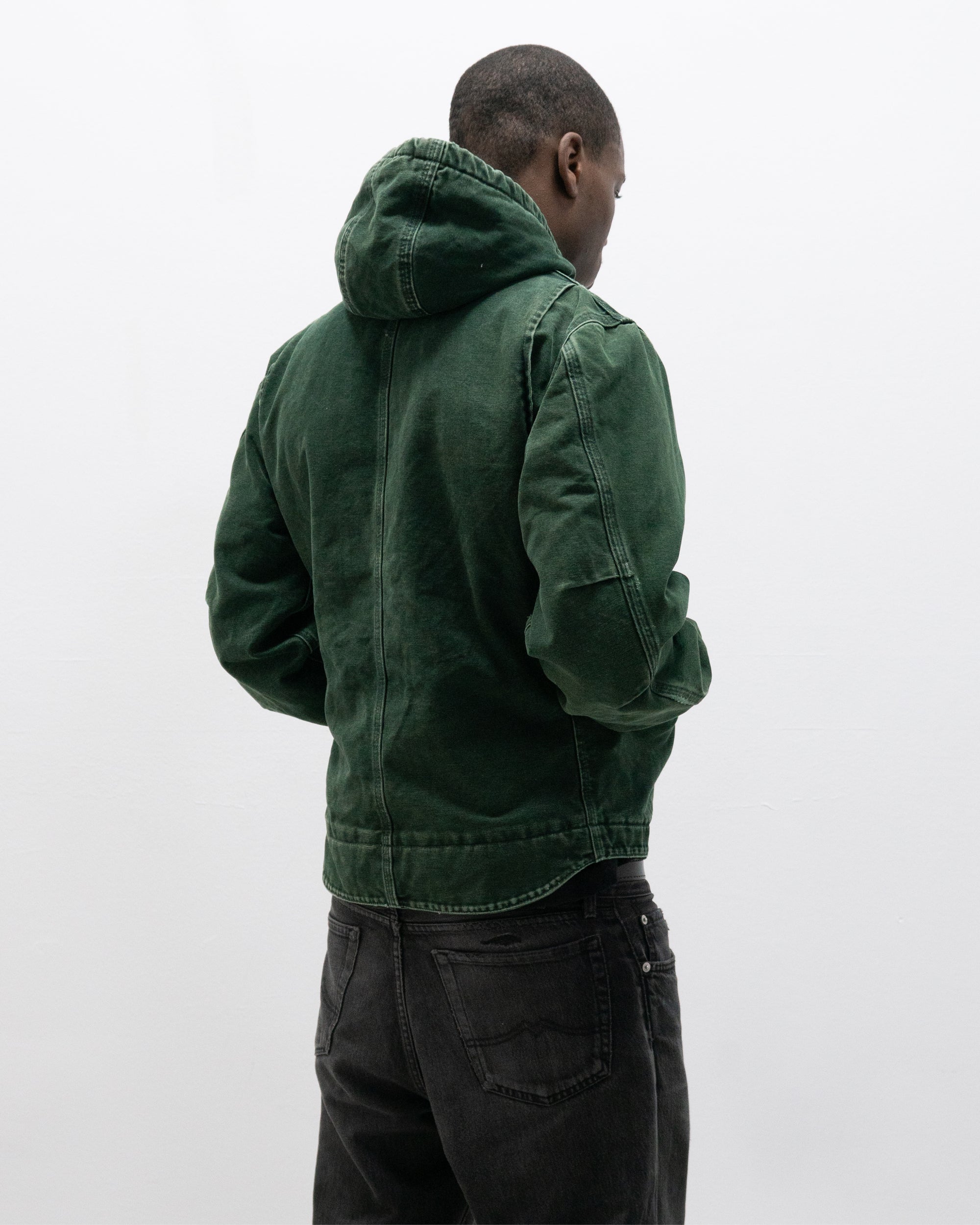 carhartt shearling lined active duck canvas jacket