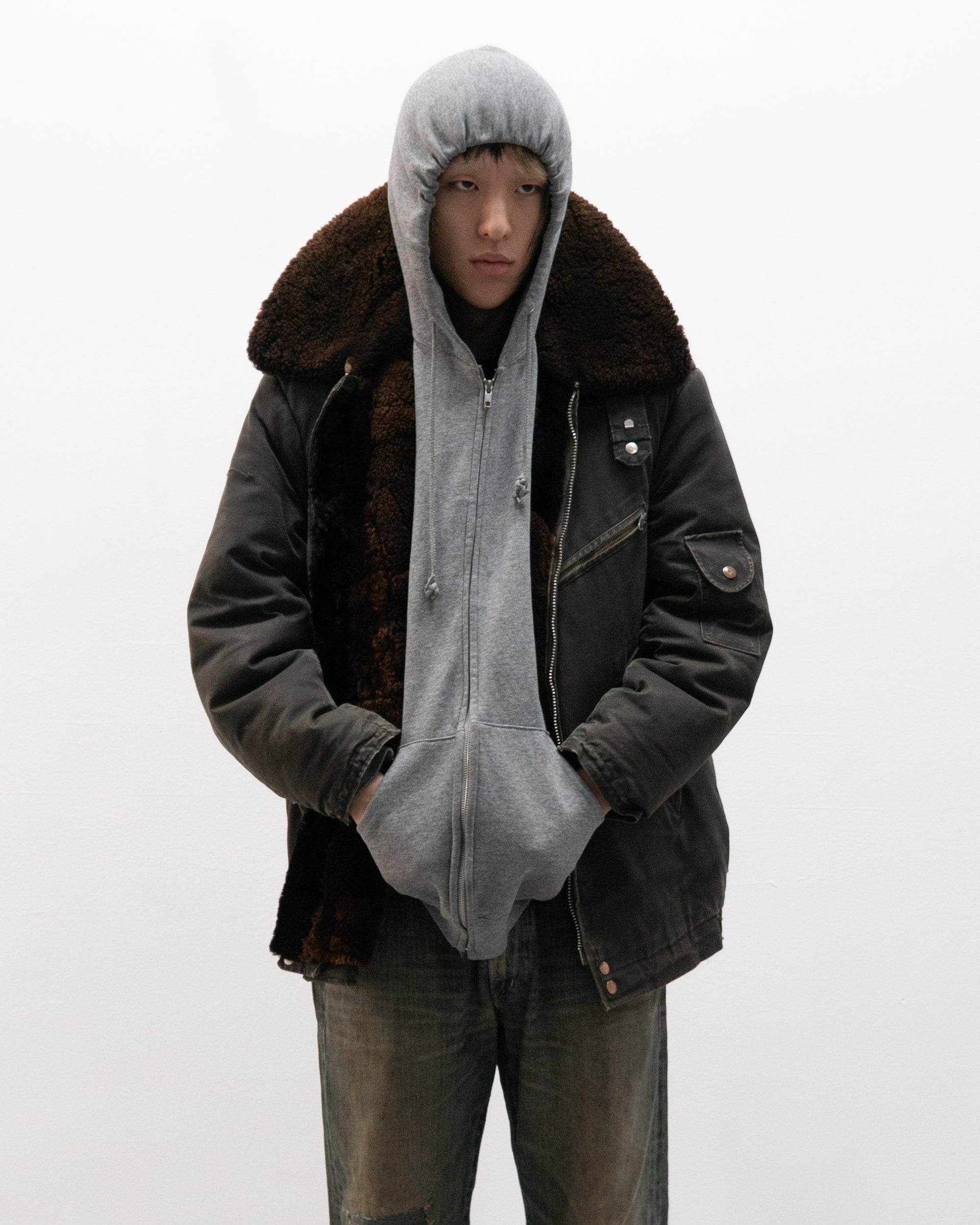 1960s ussr extreme cold weather flight jacket