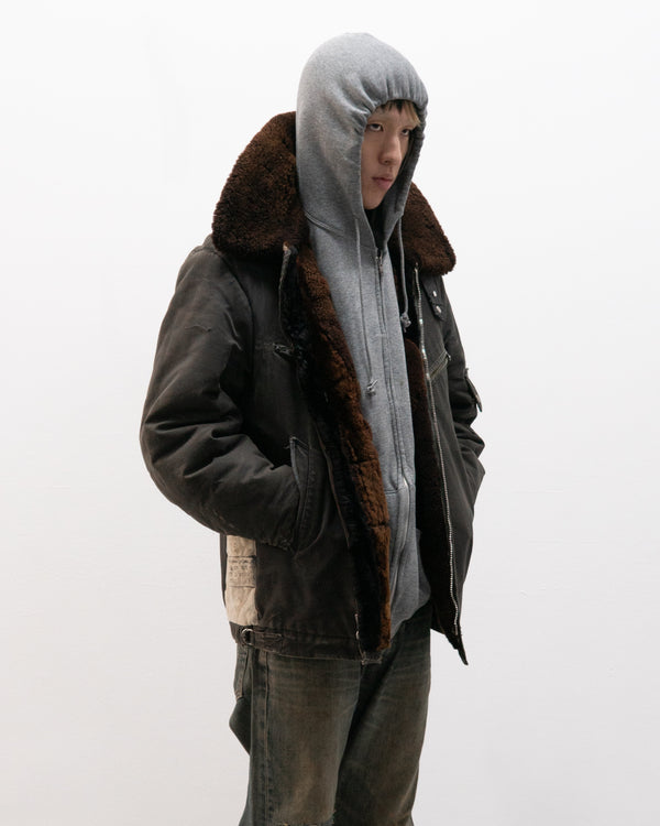 1960s ussr extreme cold weather flight jacket