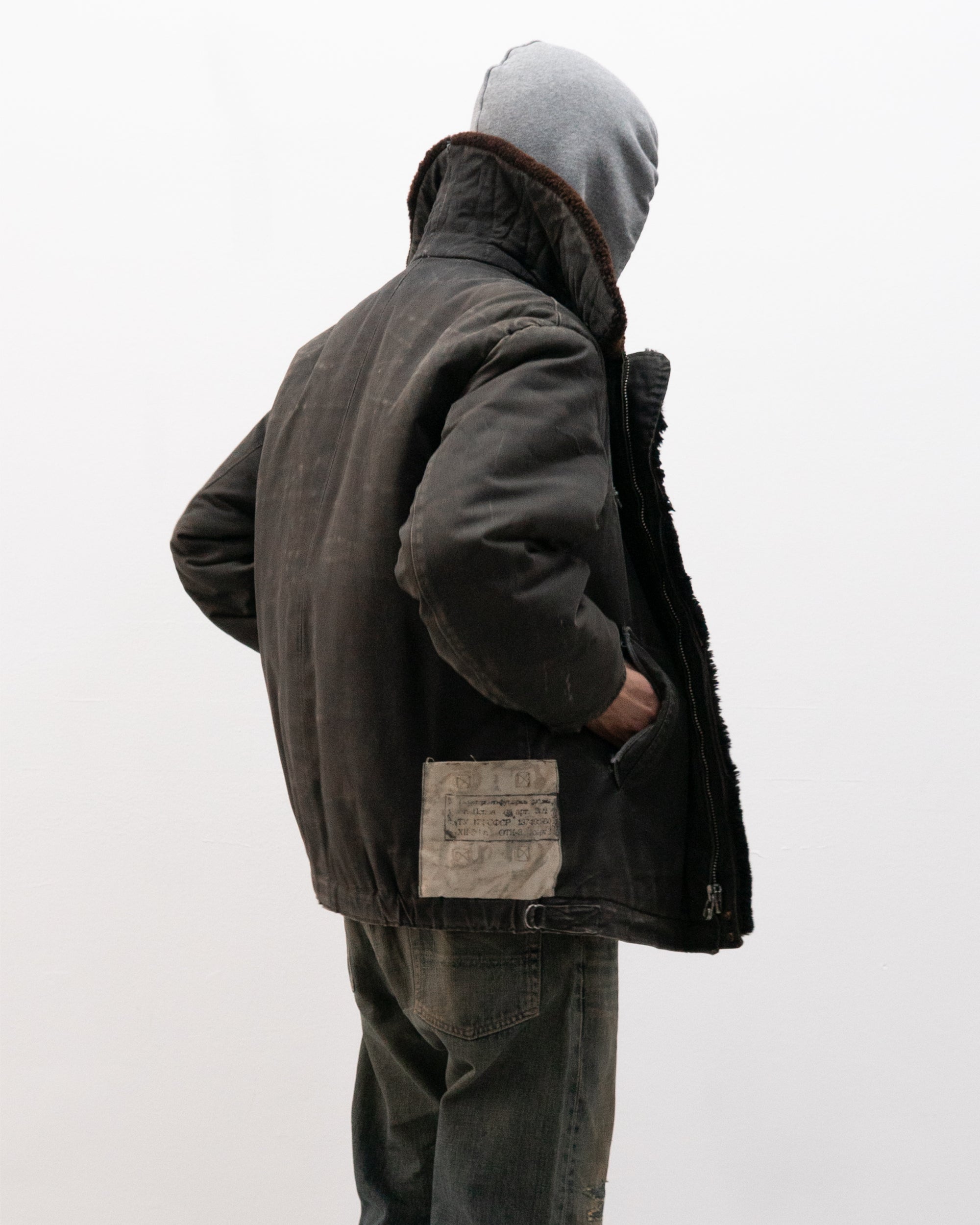 1960s ussr extreme cold weather flight jacket