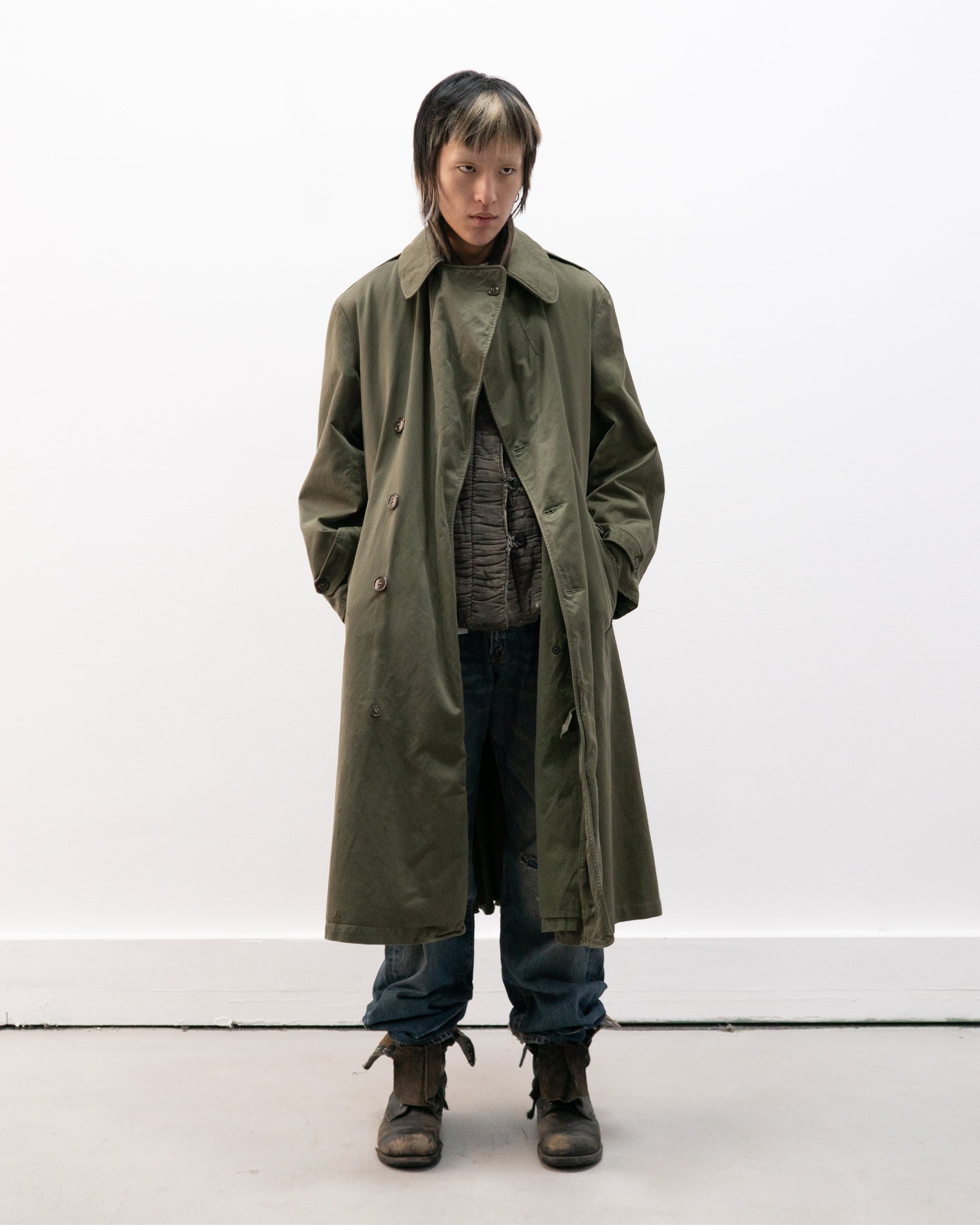 us army 1950s trench coat