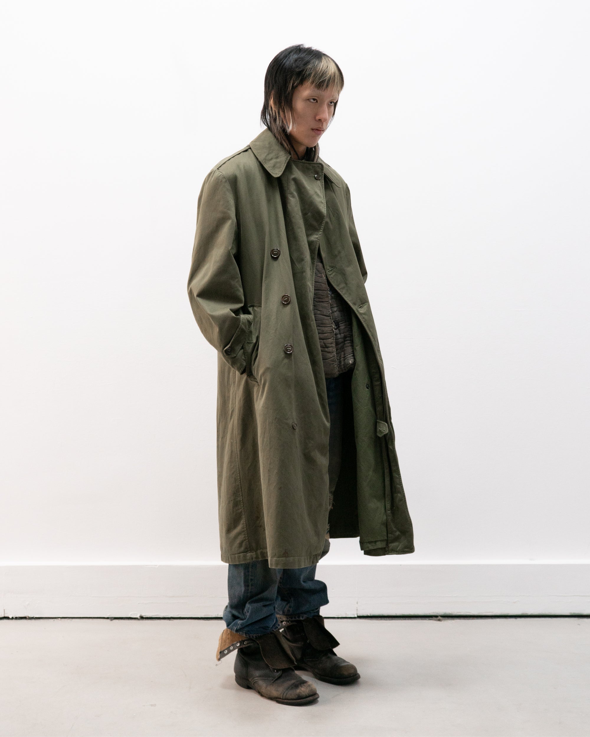 us army 1950s trench coat