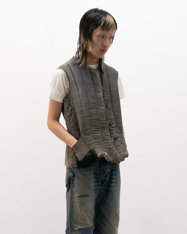 ussr 1960s padded vest