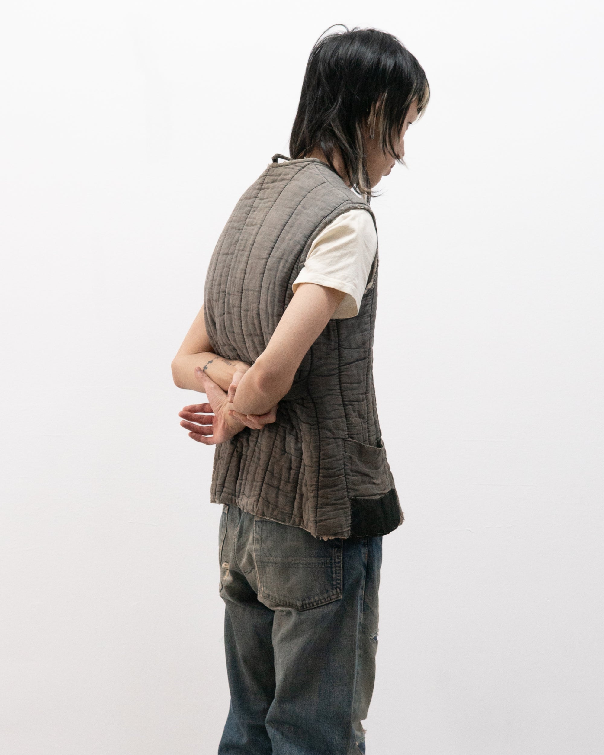 ussr 1960s padded vest