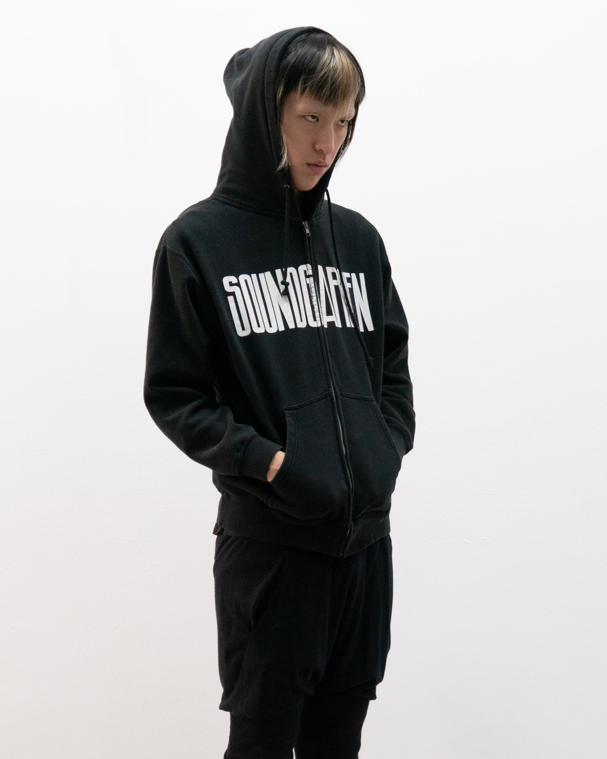 vintage soundgarden zip up jacket