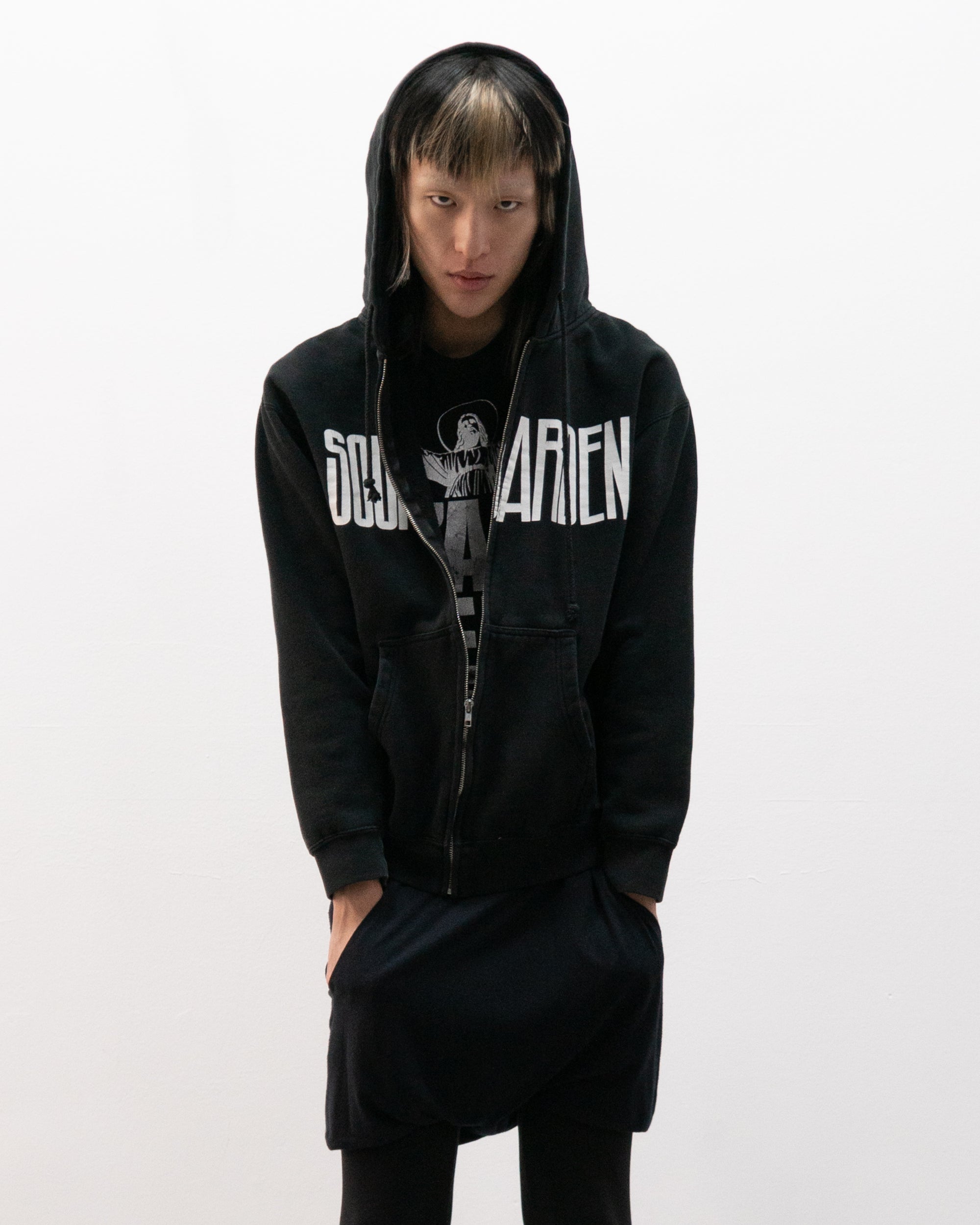 vintage soundgarden zip up jacket