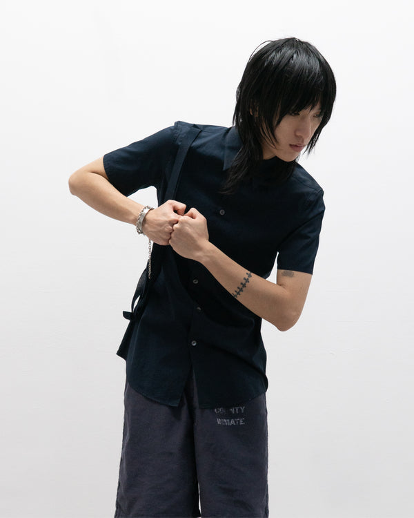 helmut lang ss04 bondage shirt