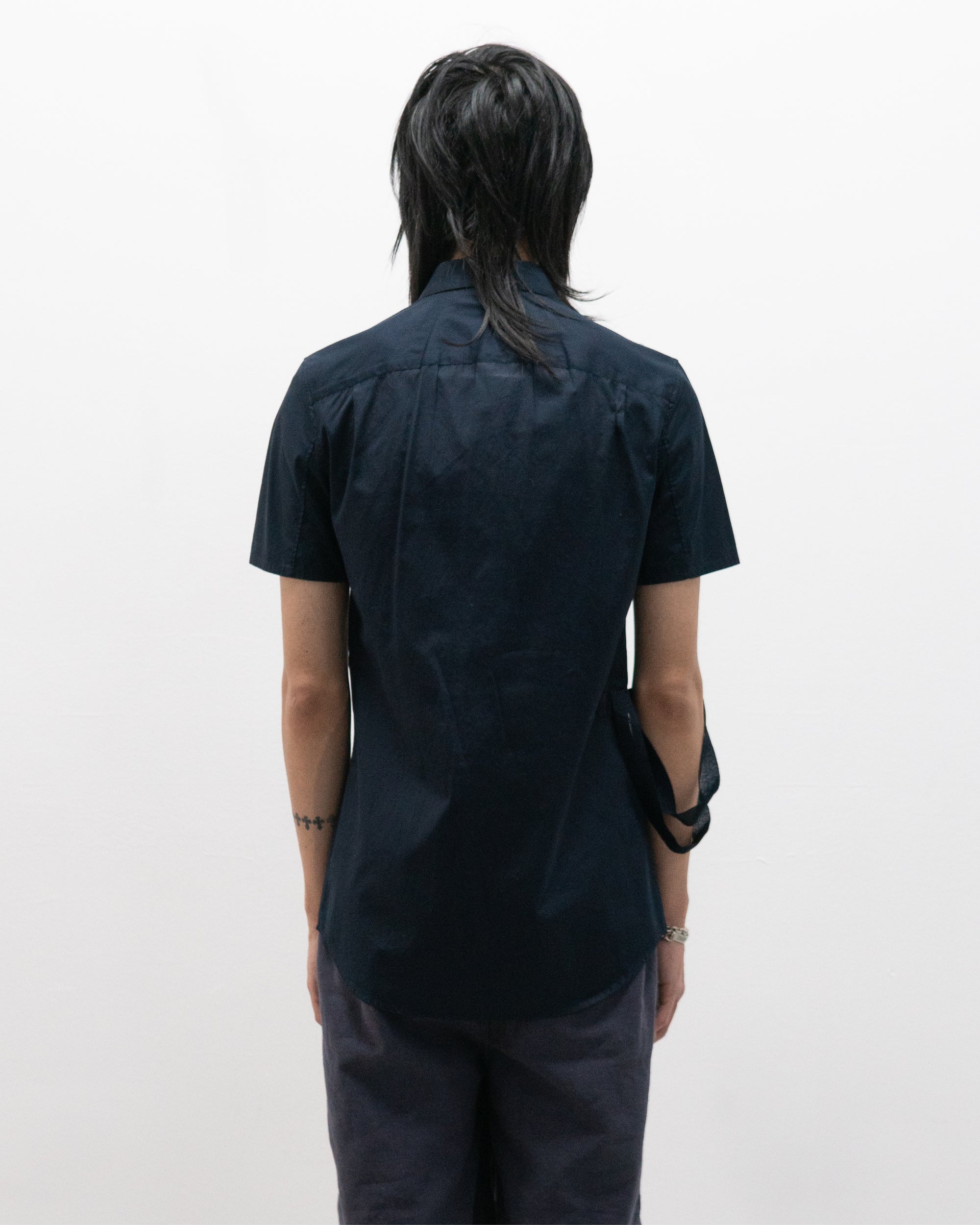 helmut lang ss04 bondage shirt