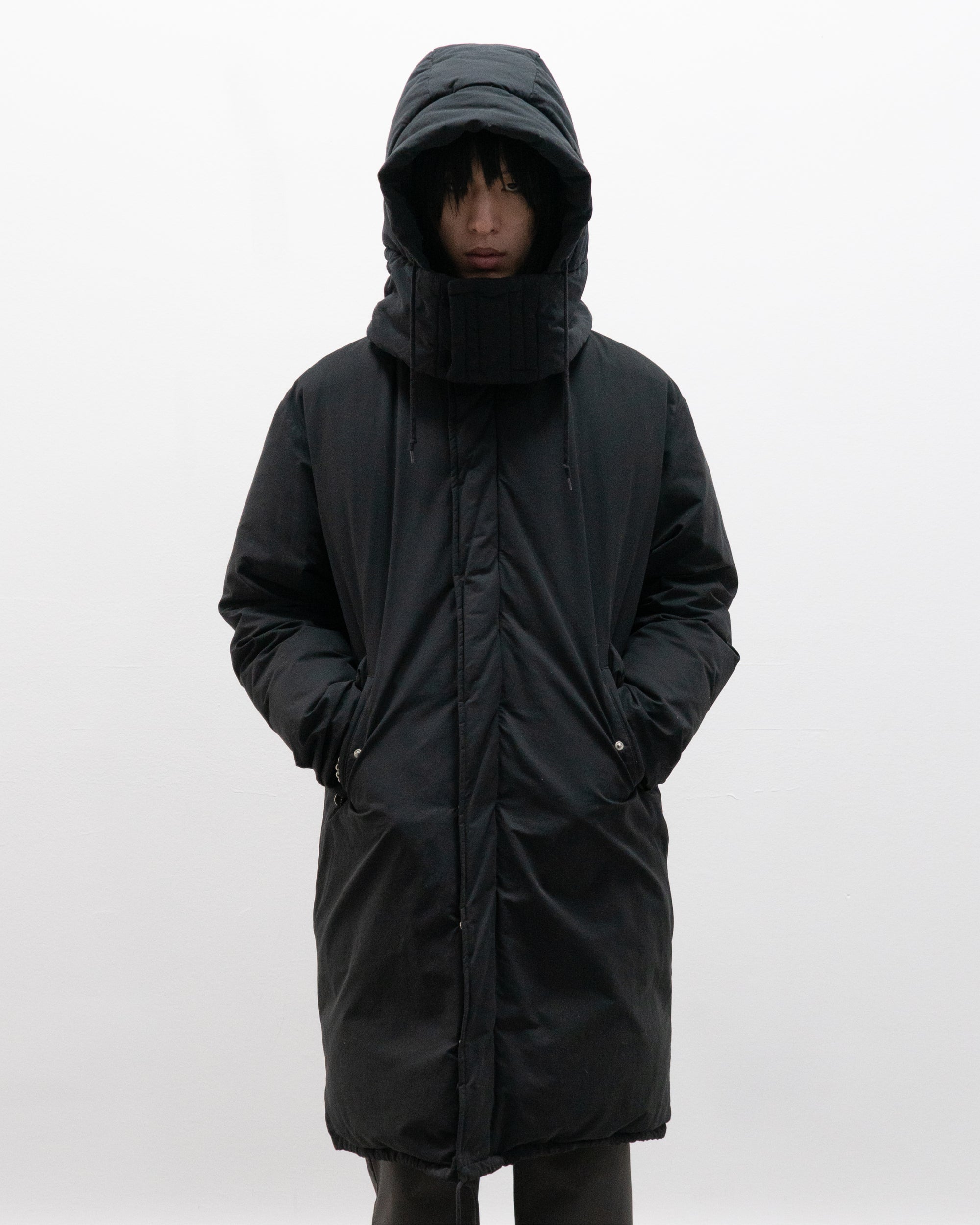 helmut lang aw98 hooded goose down parka