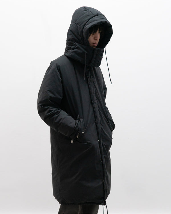 helmut lang aw98 hooded goose down parka