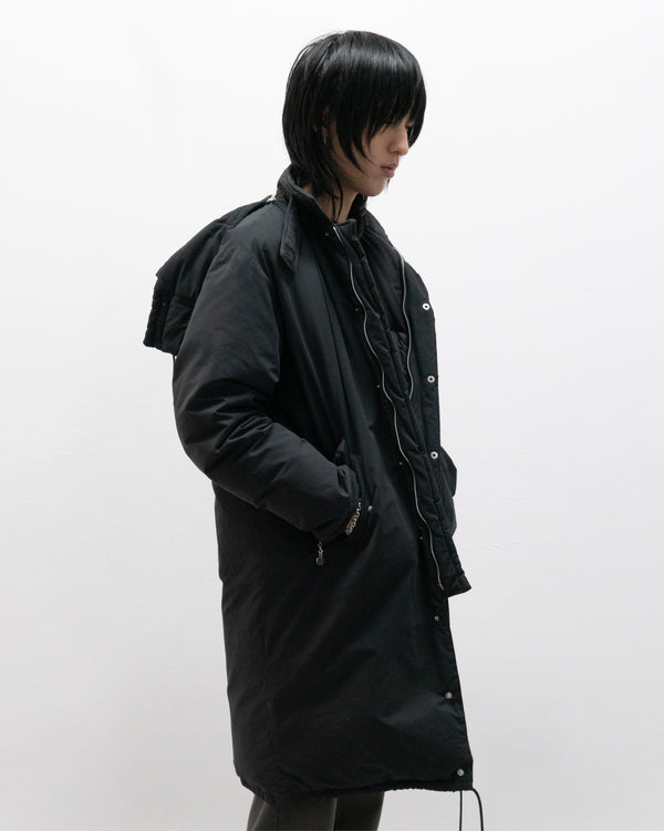 helmut lang aw98 hooded goose down parka