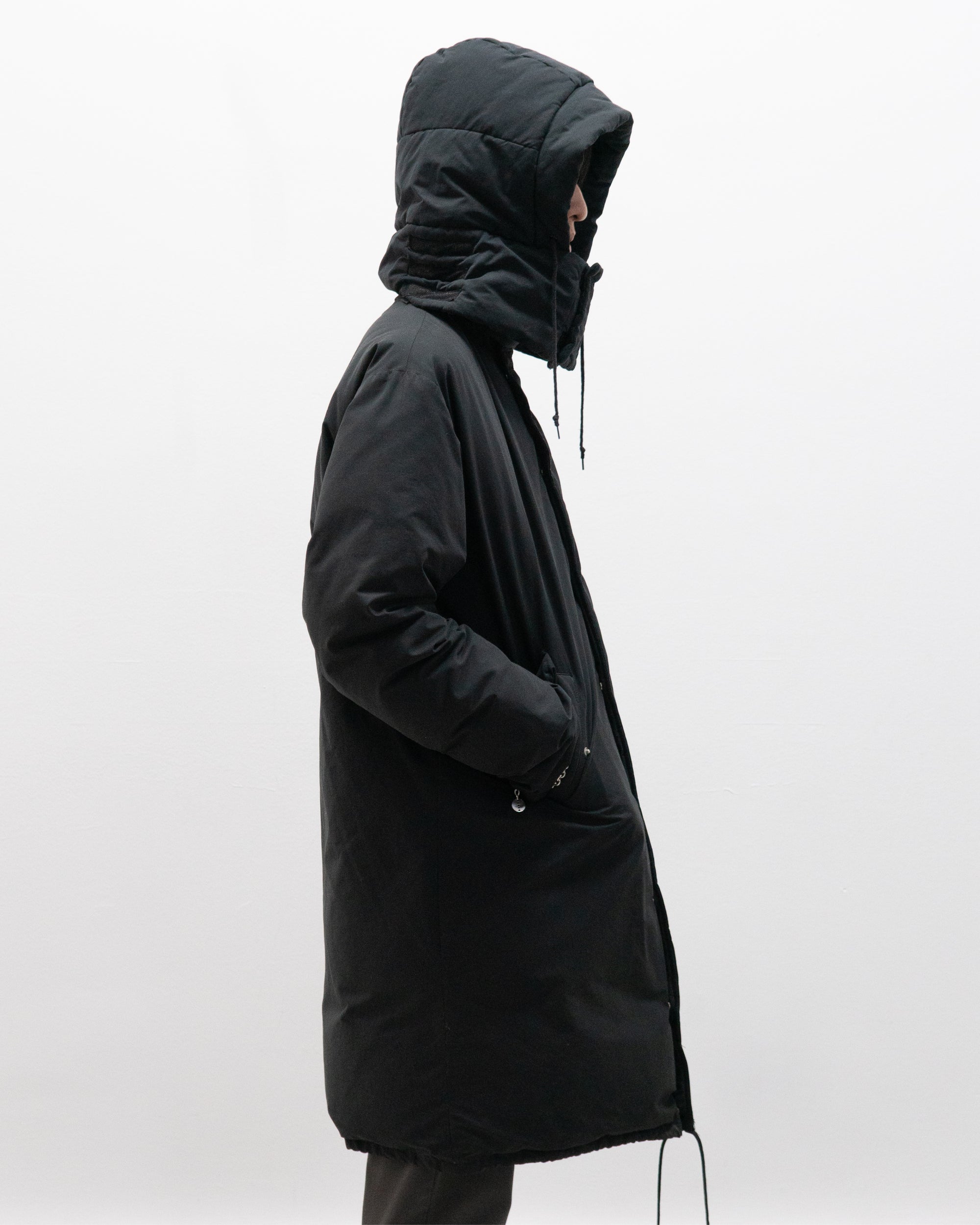 helmut lang aw98 hooded goose down parka