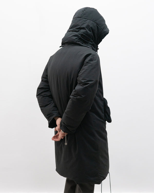 helmut lang aw98 hooded goose down parka