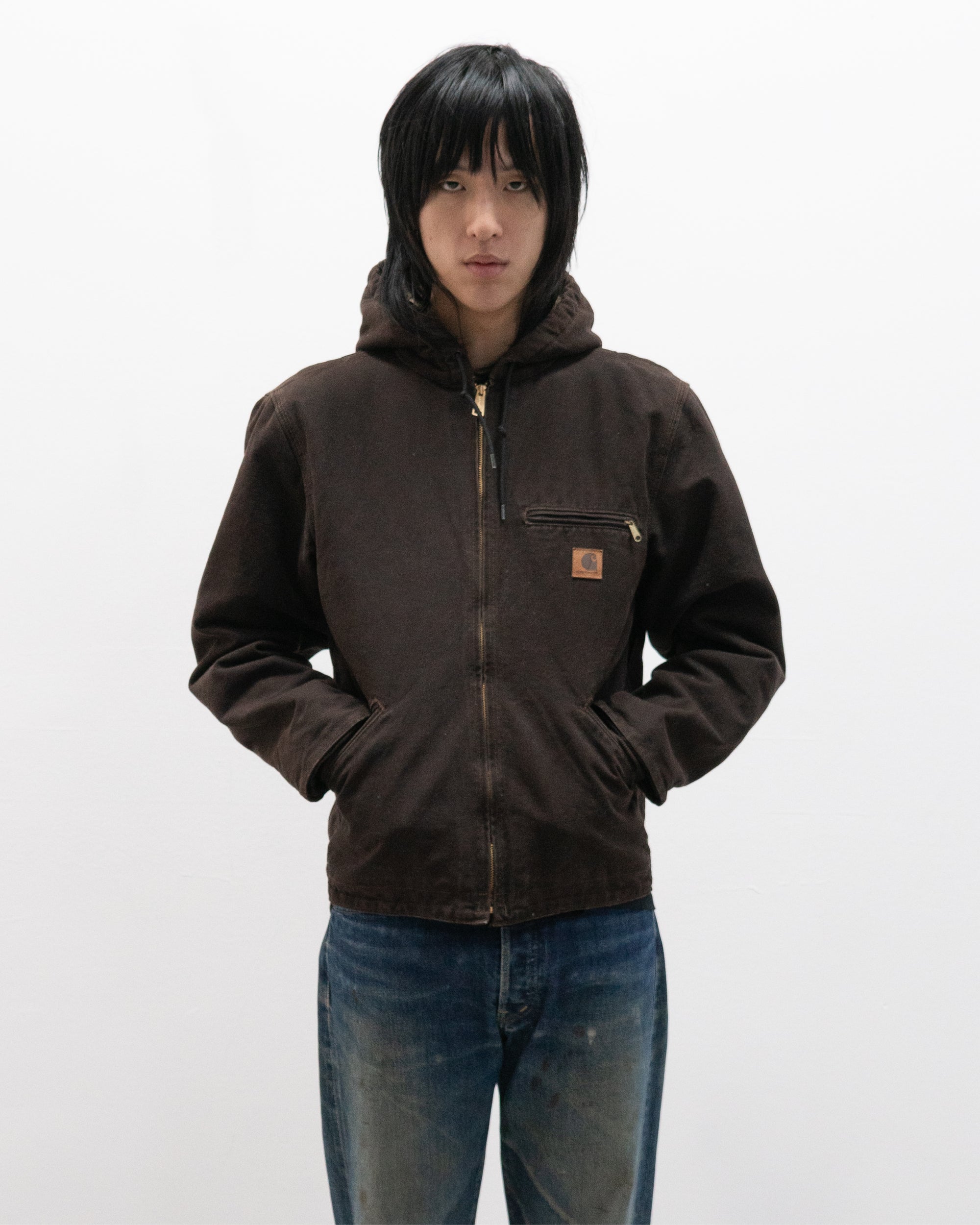 carhartt hooded duck canvas jacket