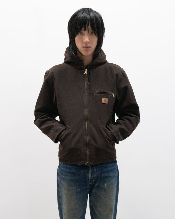 carhartt hooded duck canvas jacket