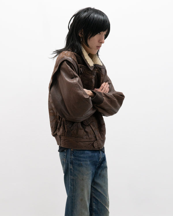 valentino 1980s leather jacket