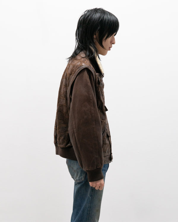 valentino 1980s leather jacket