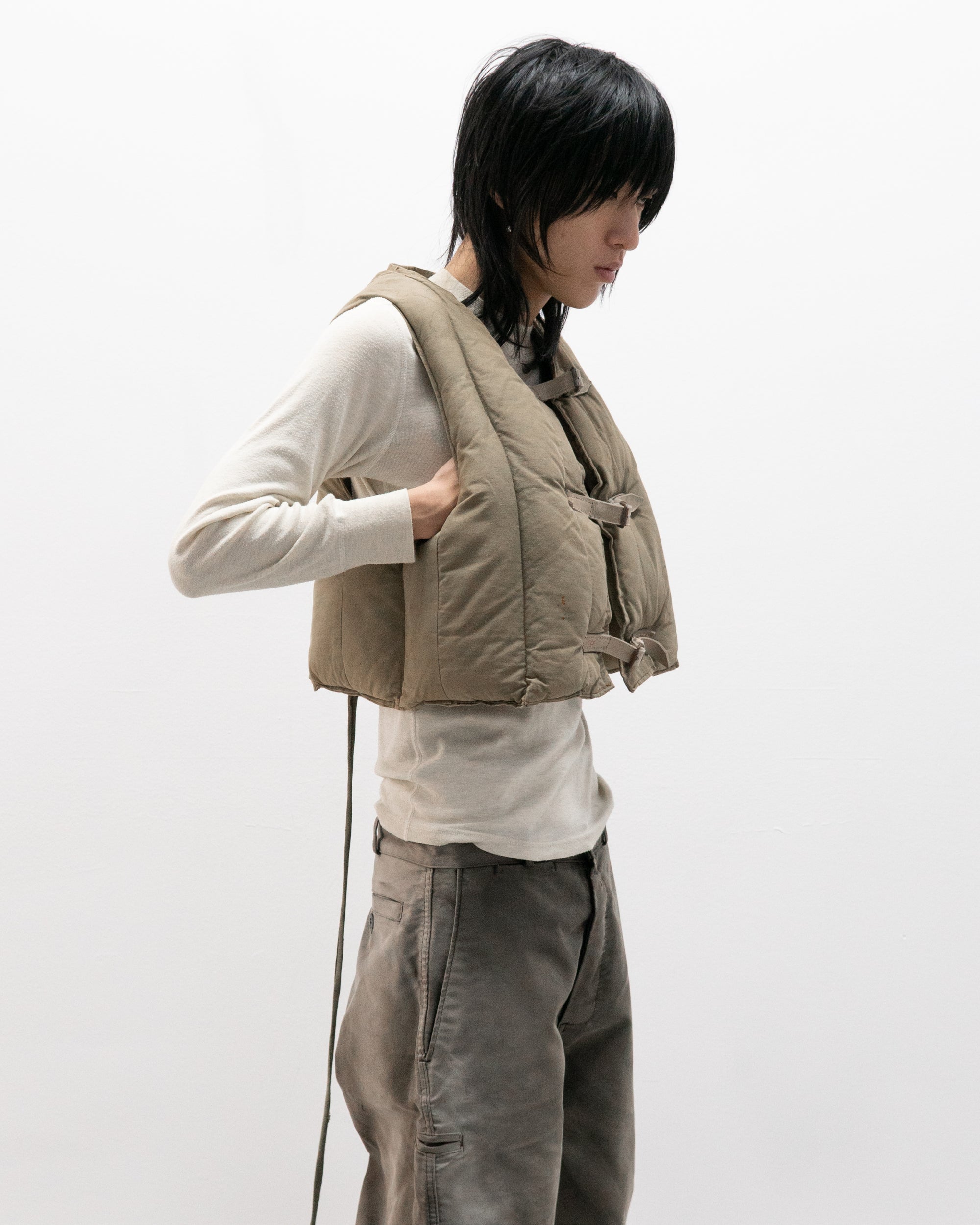 1950s french marines life preserver vest