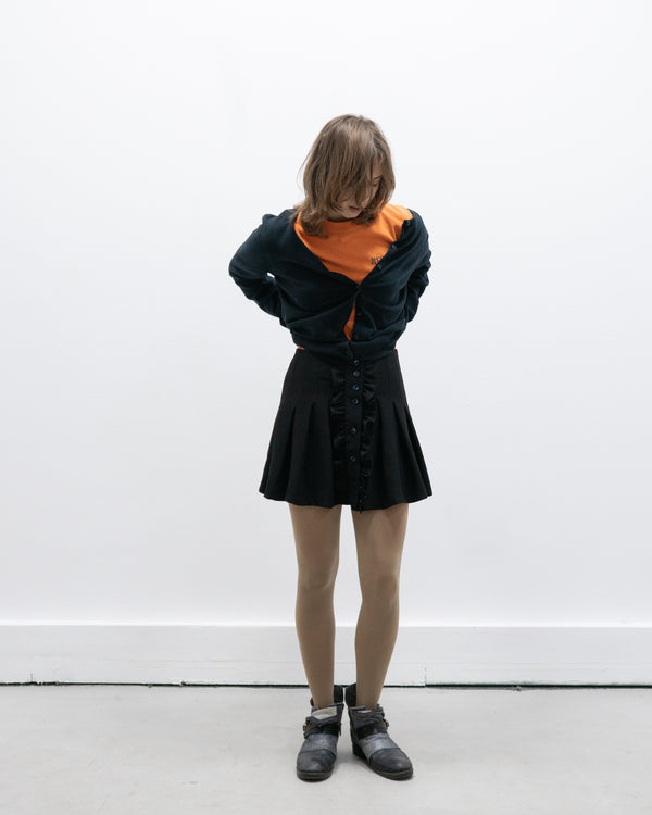 a.p.c. pleated skirt