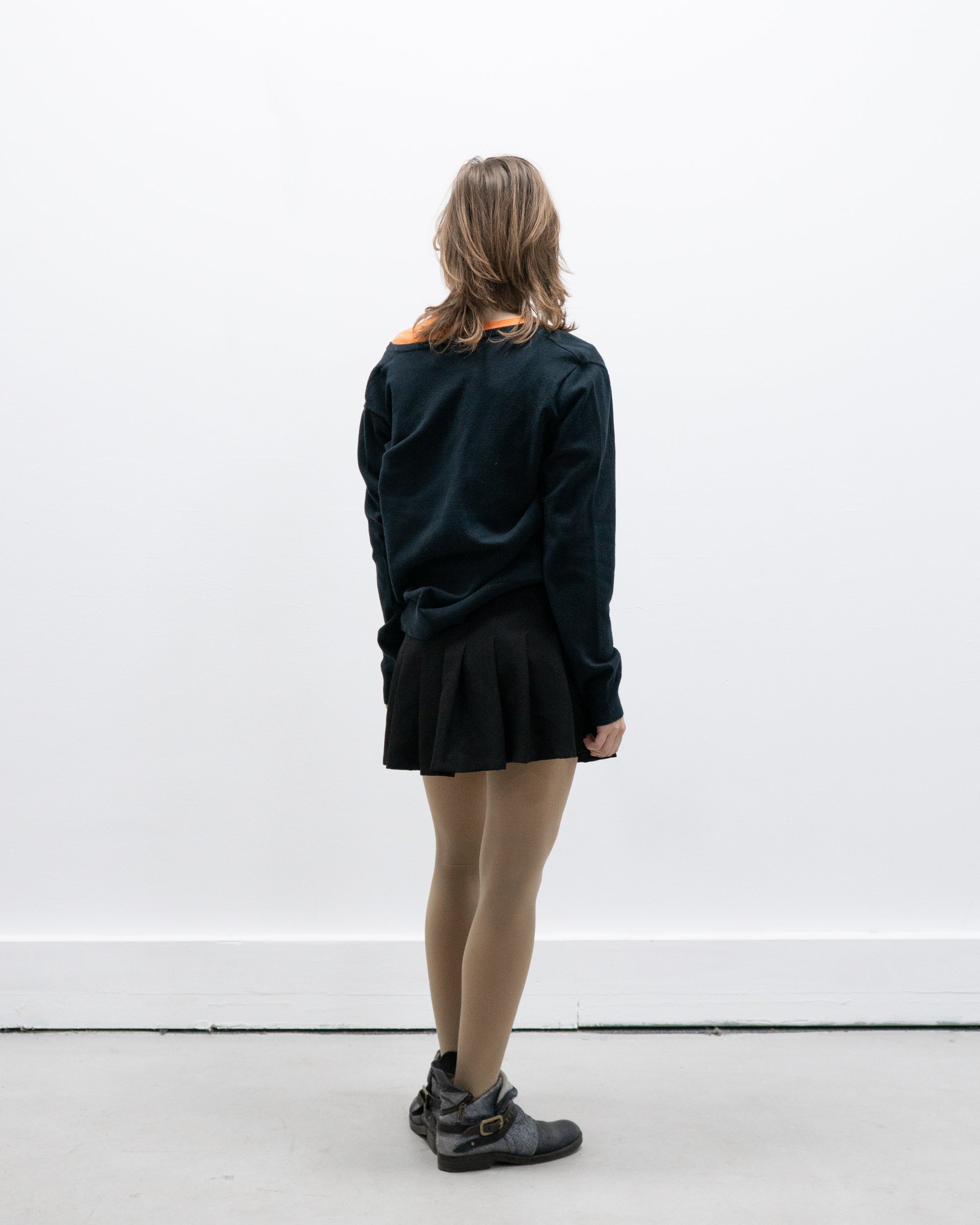 a.p.c. pleated skirt