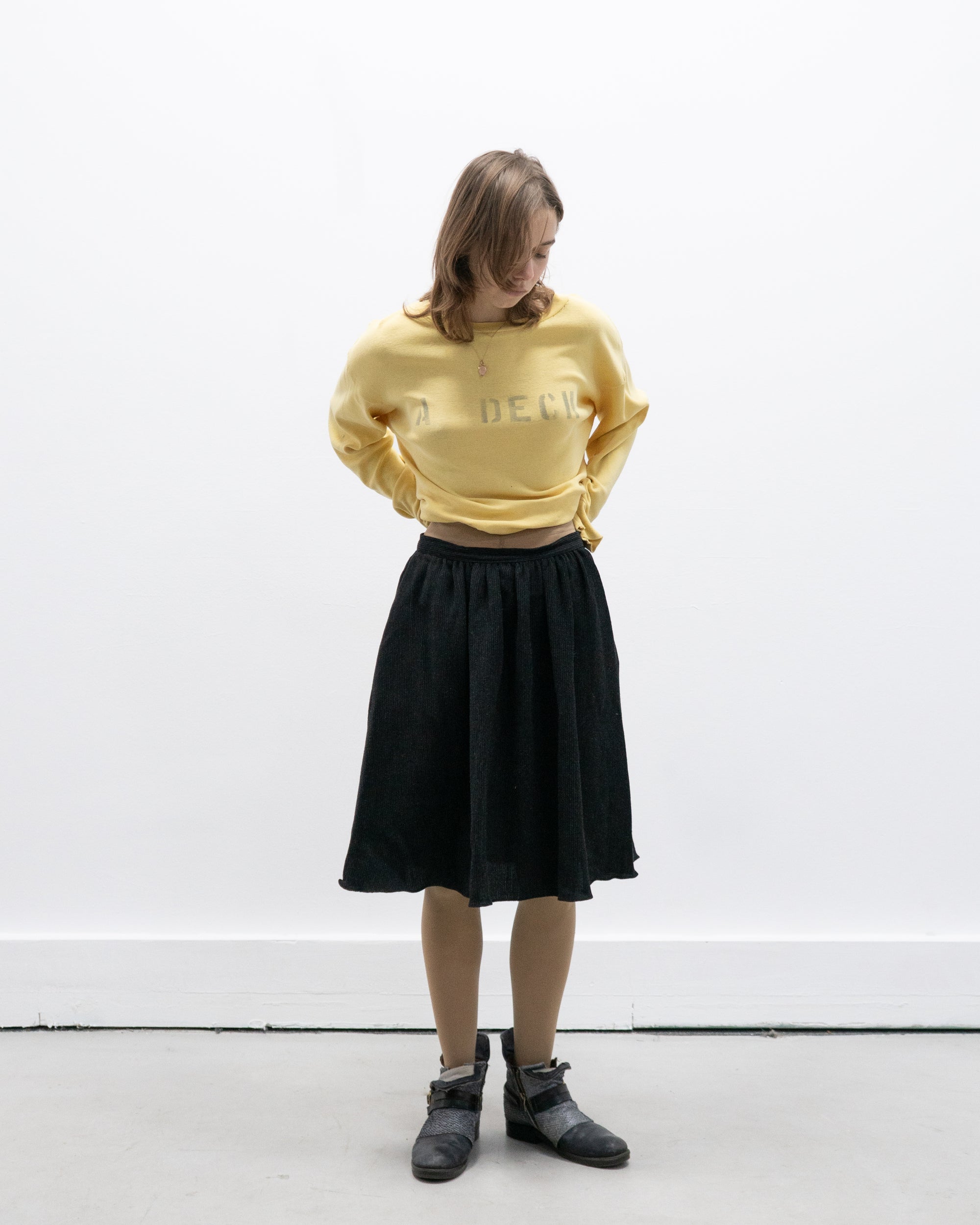 1980s mani by armani skirt