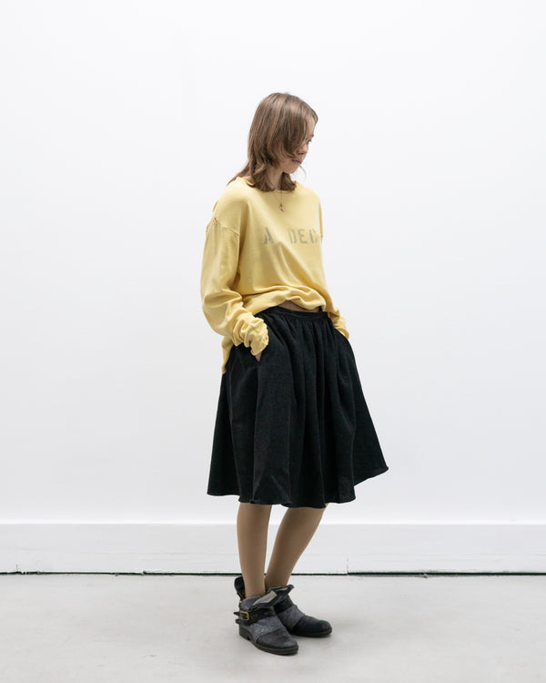 1980s mani by armani skirt