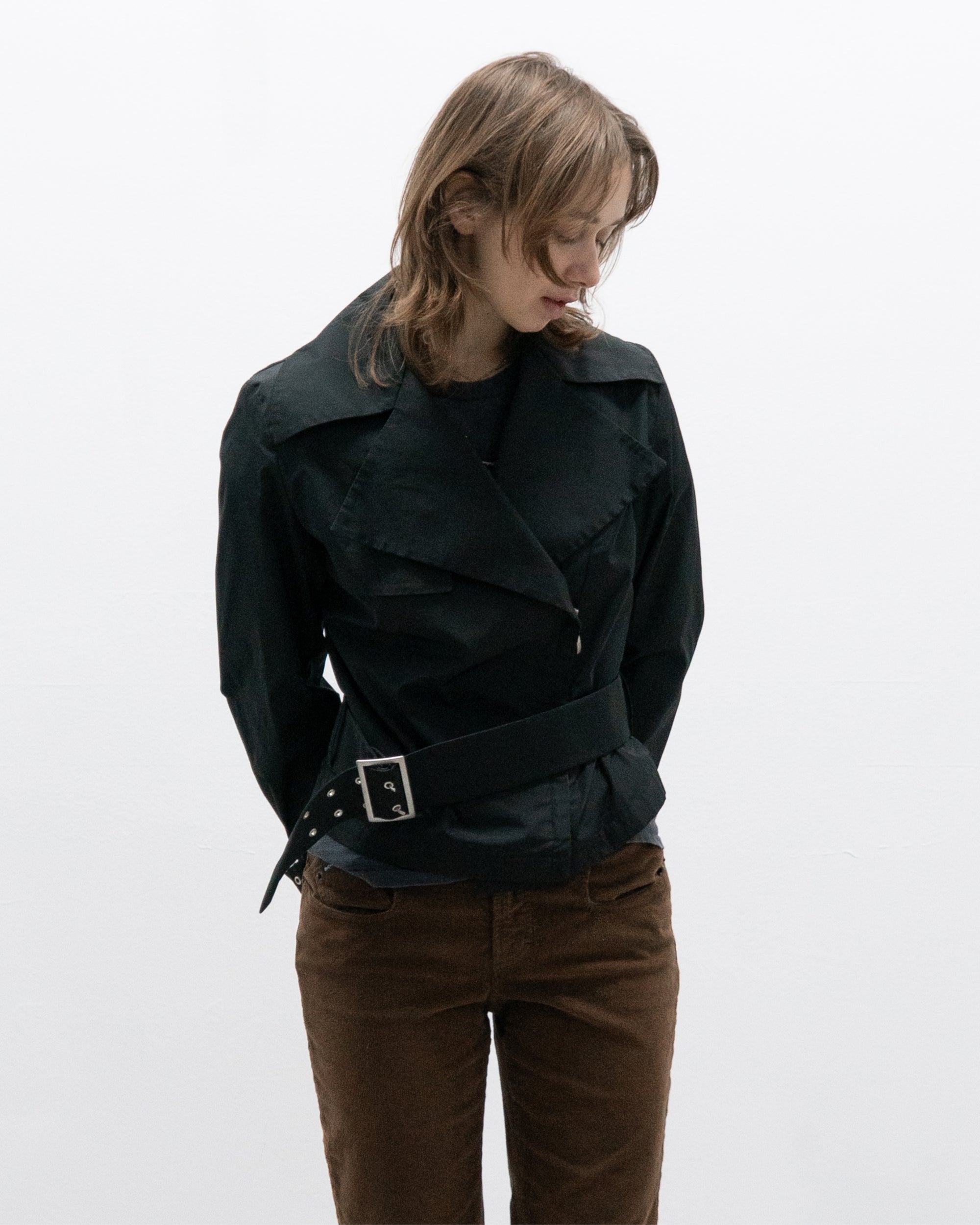 allegri by martin margiela short trench coat