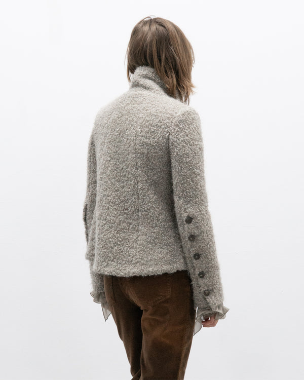 italian brand boucle jacket
