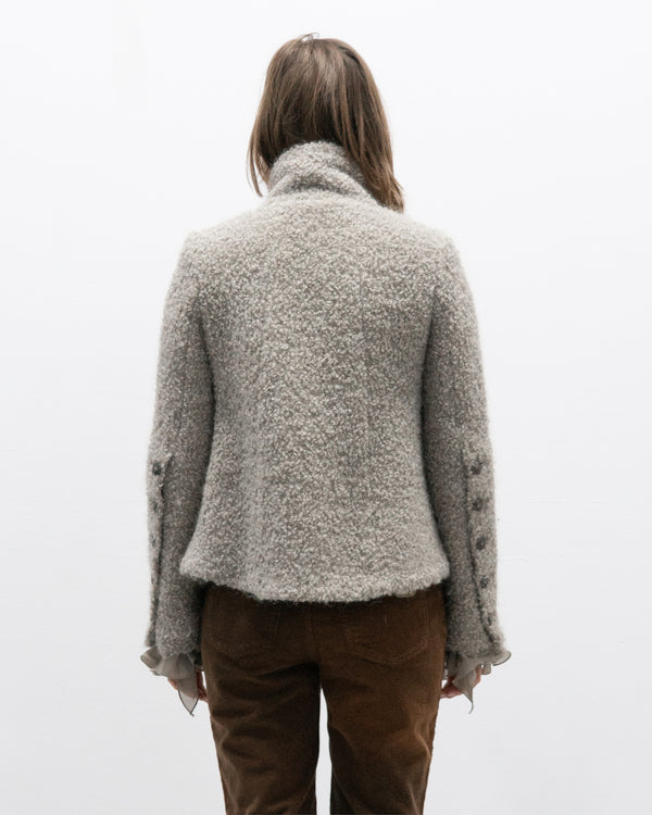 italian brand boucle jacket