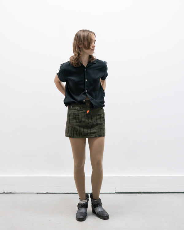 w.&l.t. ss98 scribble skirt