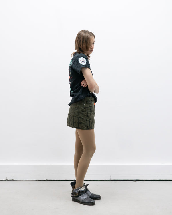 w.&l.t. ss98 scribble skirt