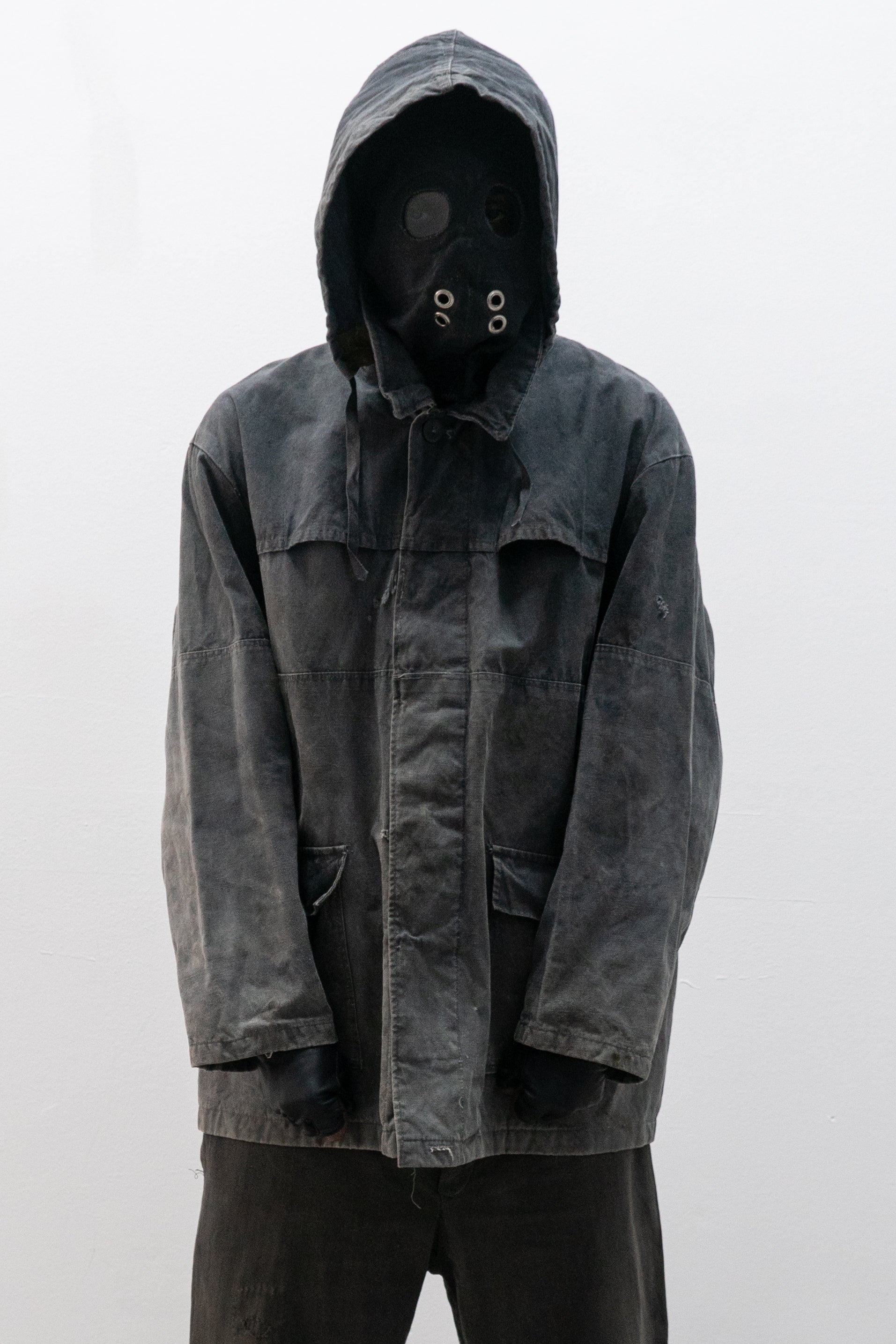 1950s ussr waxed workers jacket