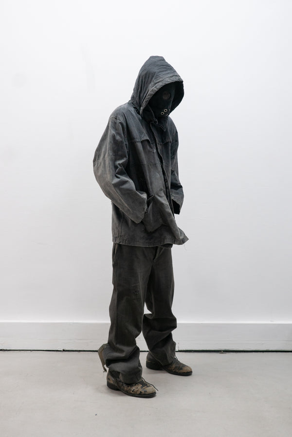 1950s ussr waxed workers jacket