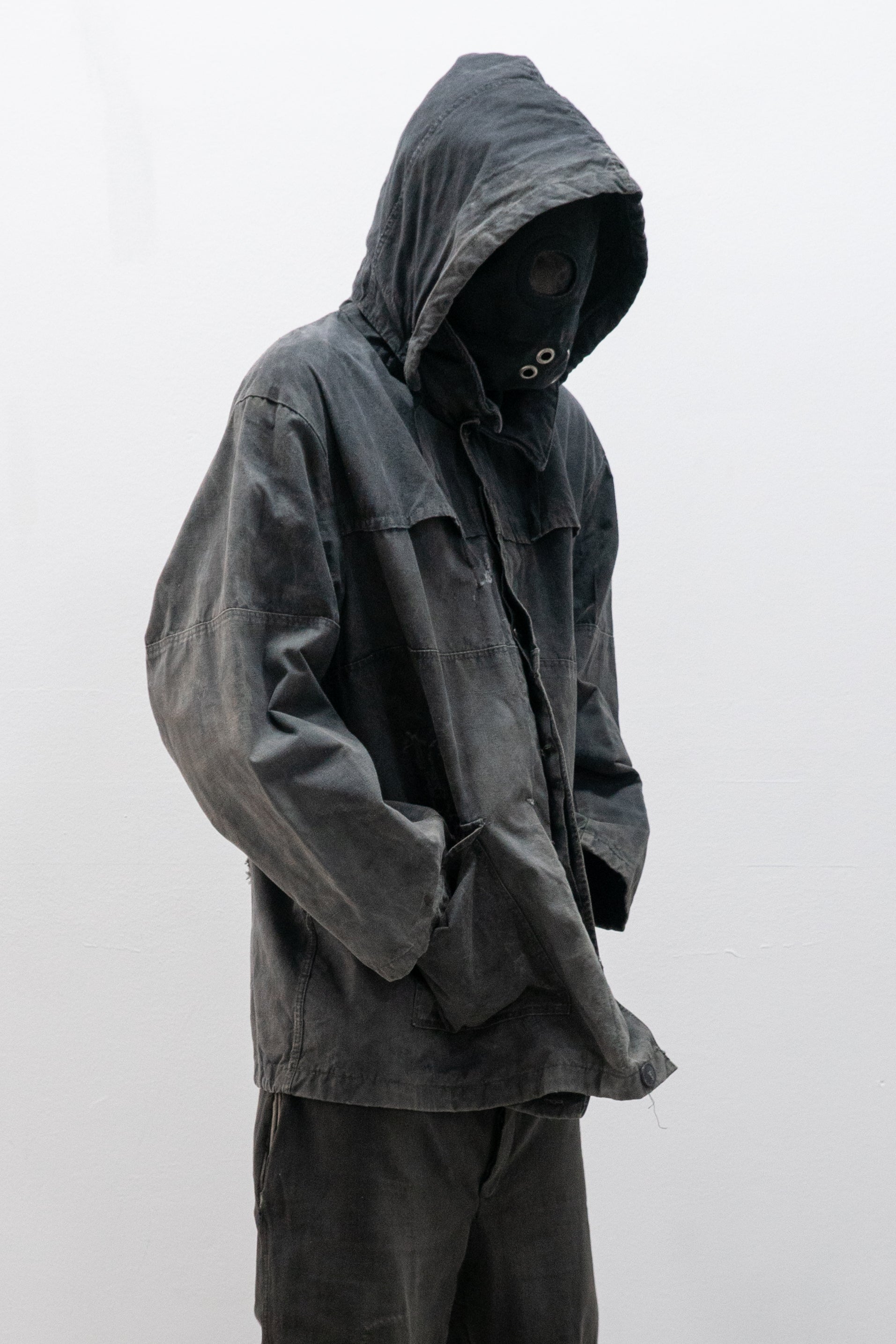 1950s ussr waxed workers jacket