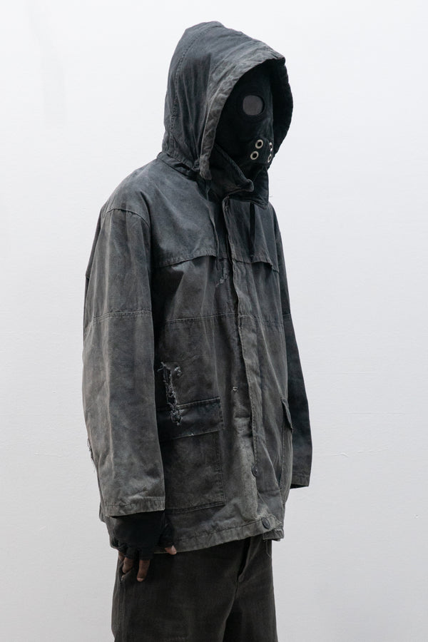 1950s ussr waxed workers jacket