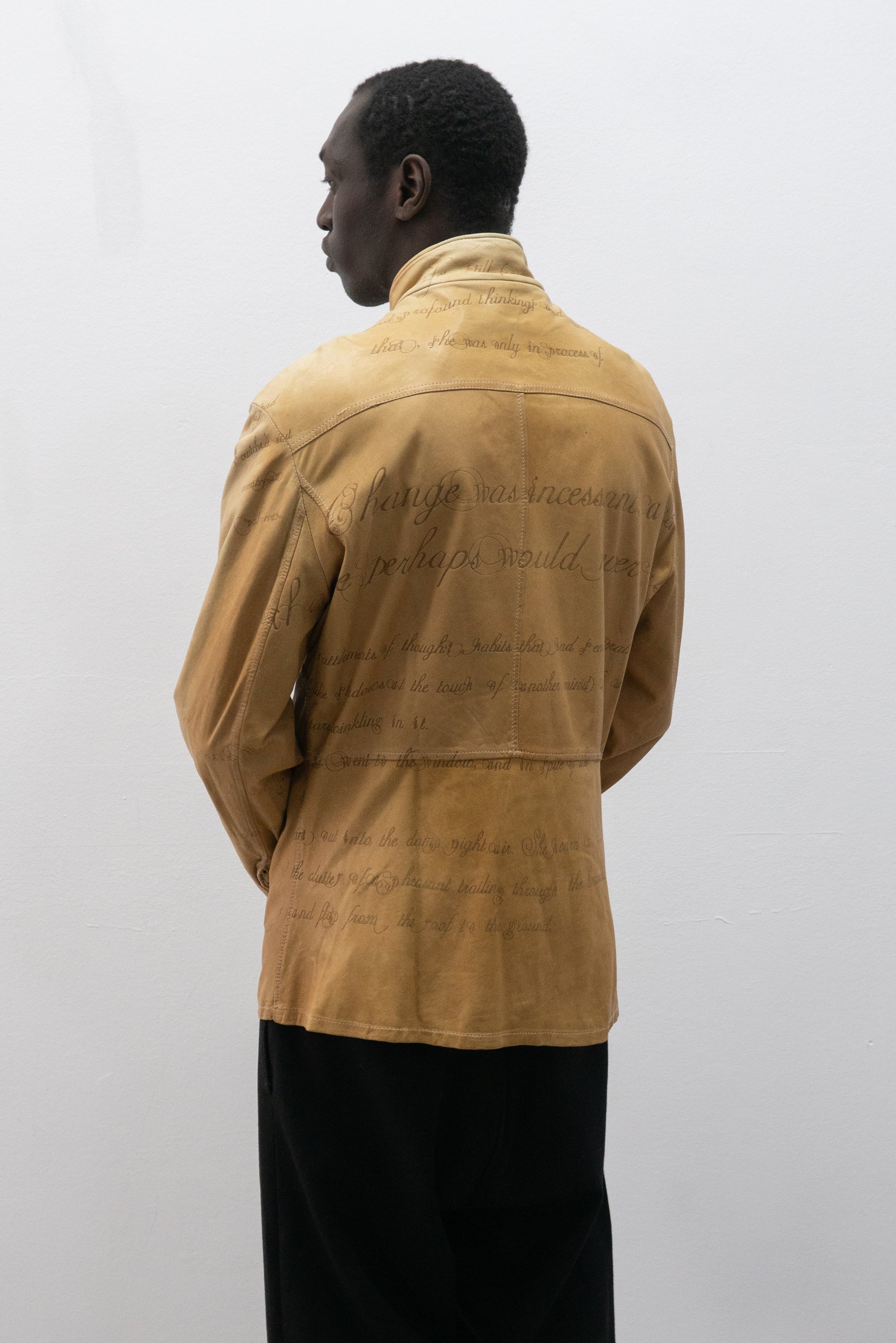 italian tattoo leather jacket