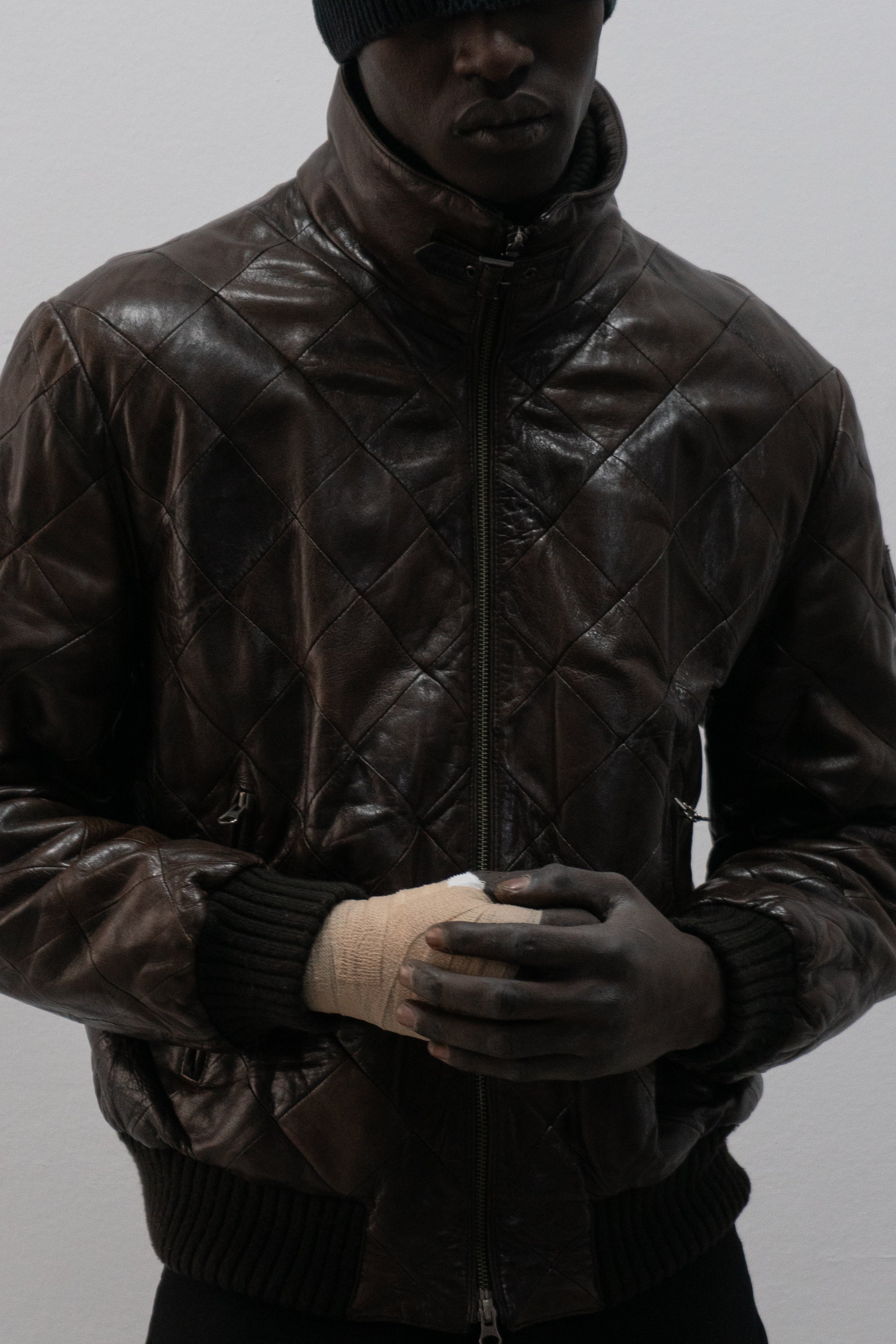 italian leather bomber jacket