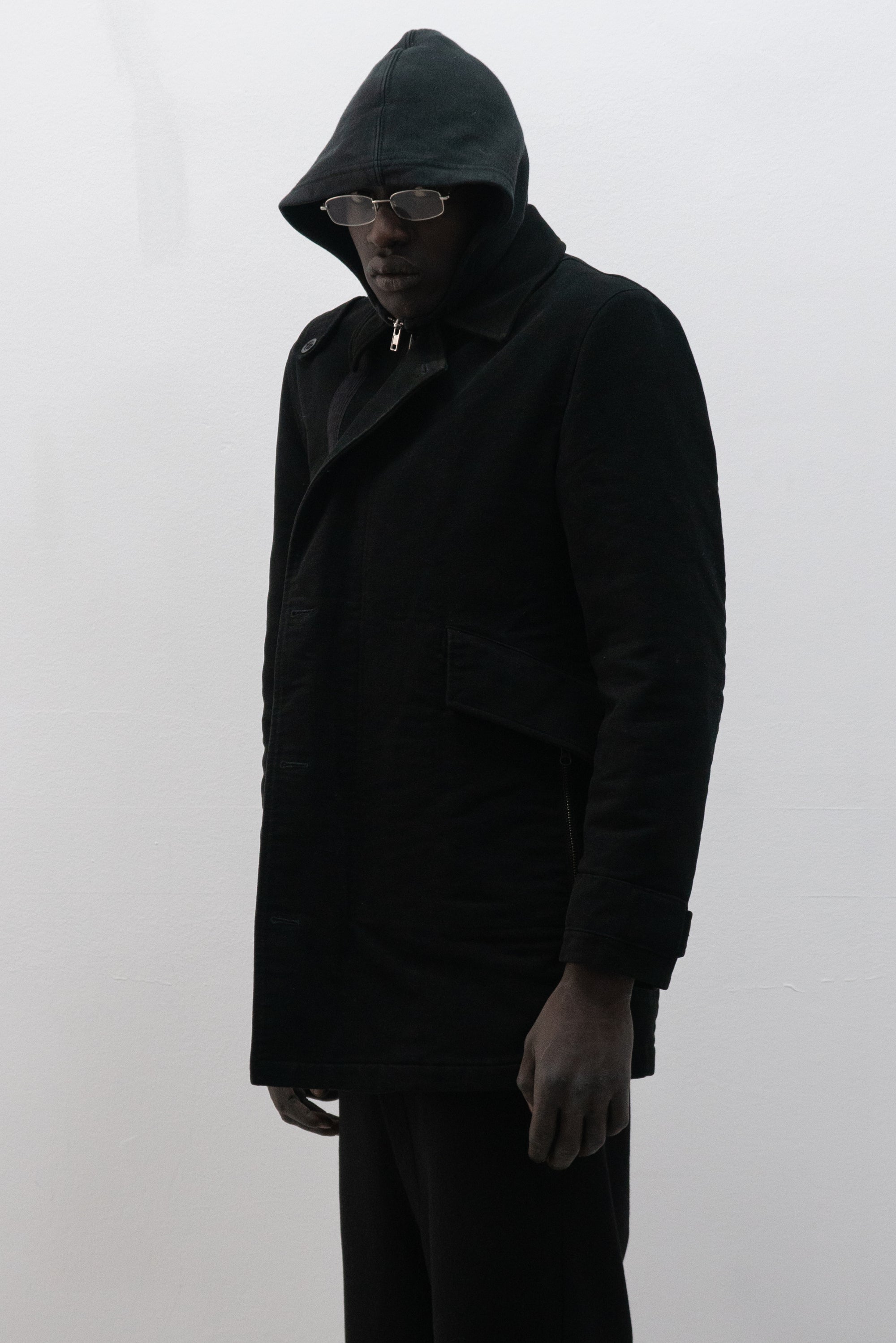 italian moleskin short coat