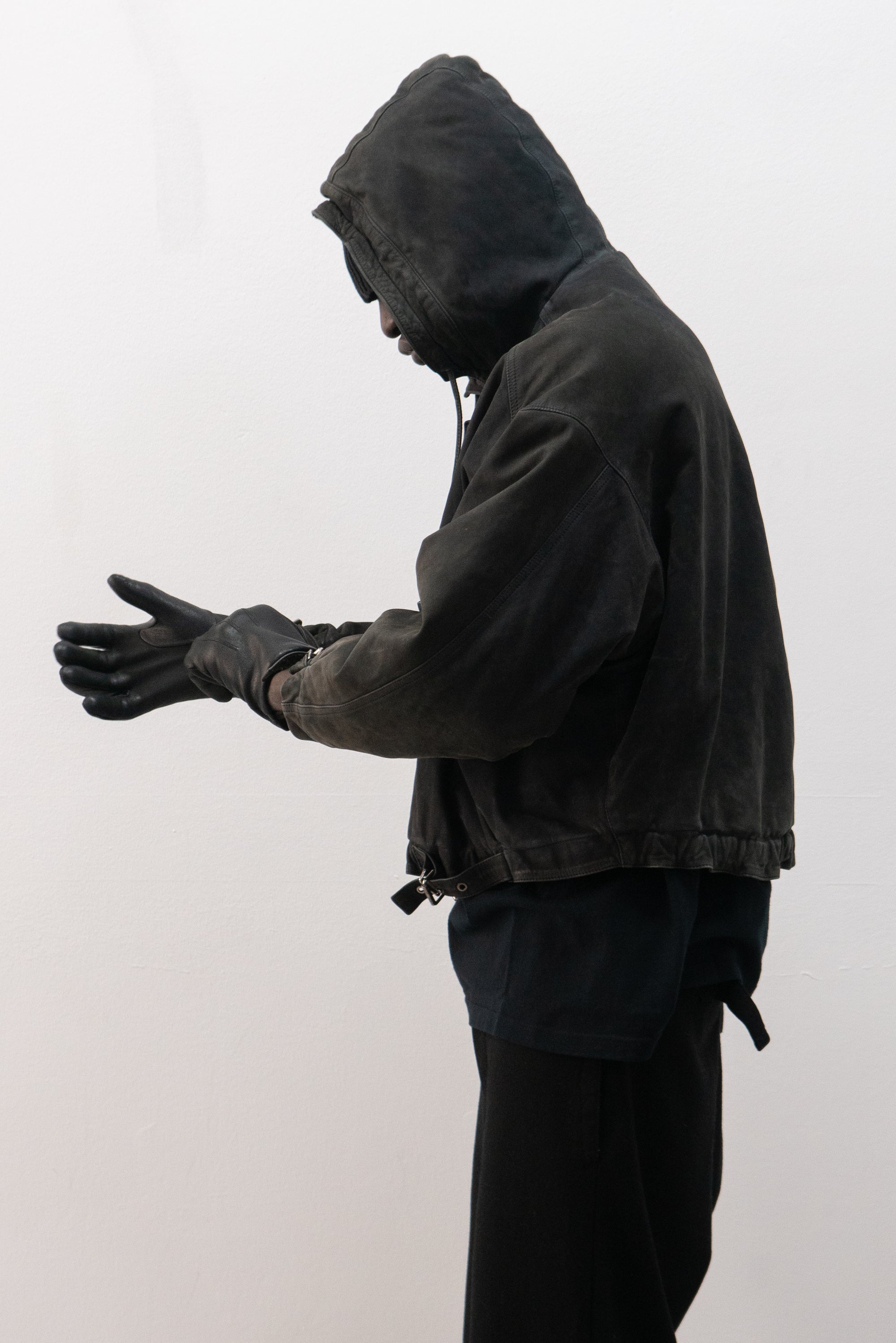 1980s marithe + francois girbaud leather bomber jacket