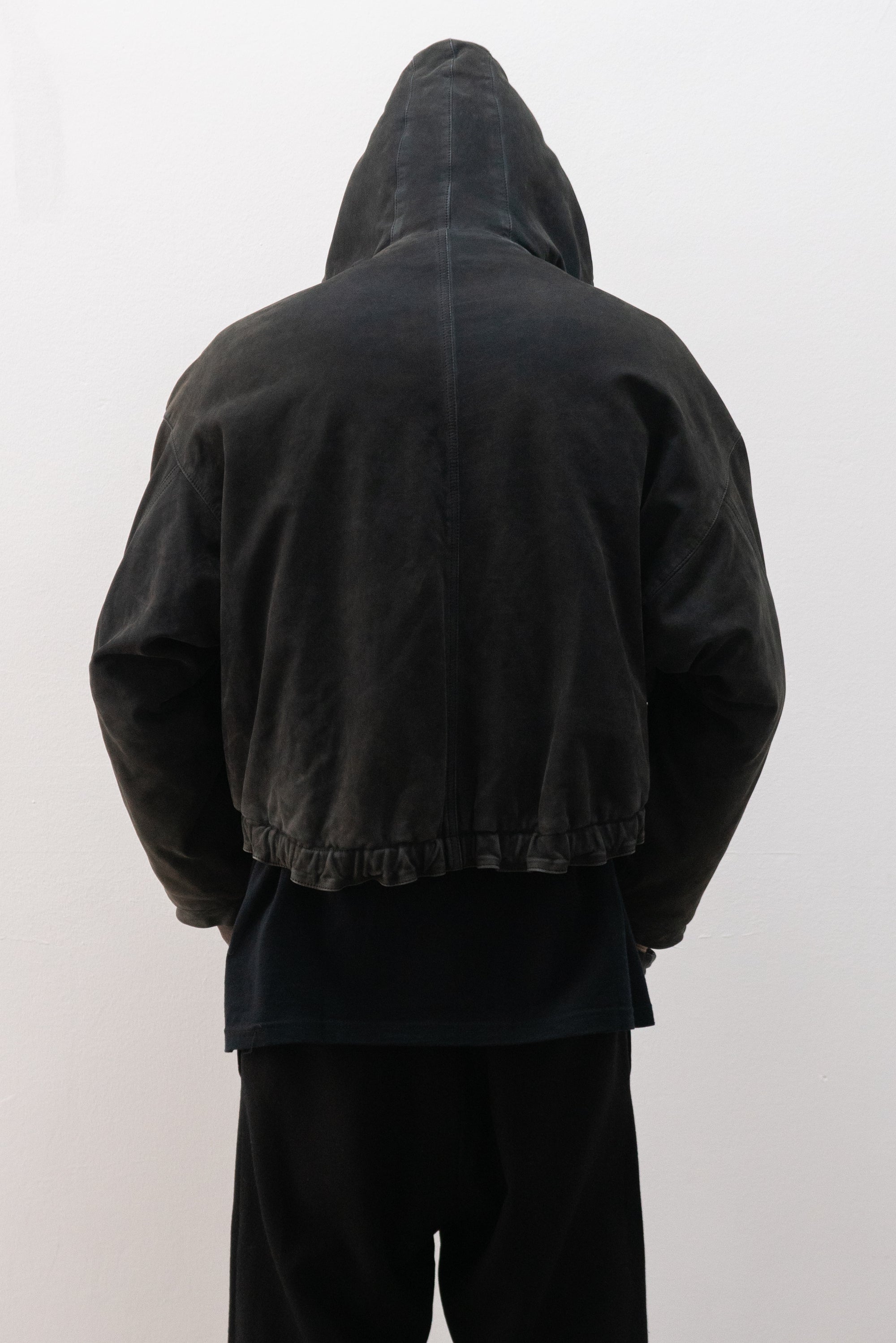 1980s marithe + francois girbaud leather bomber jacket