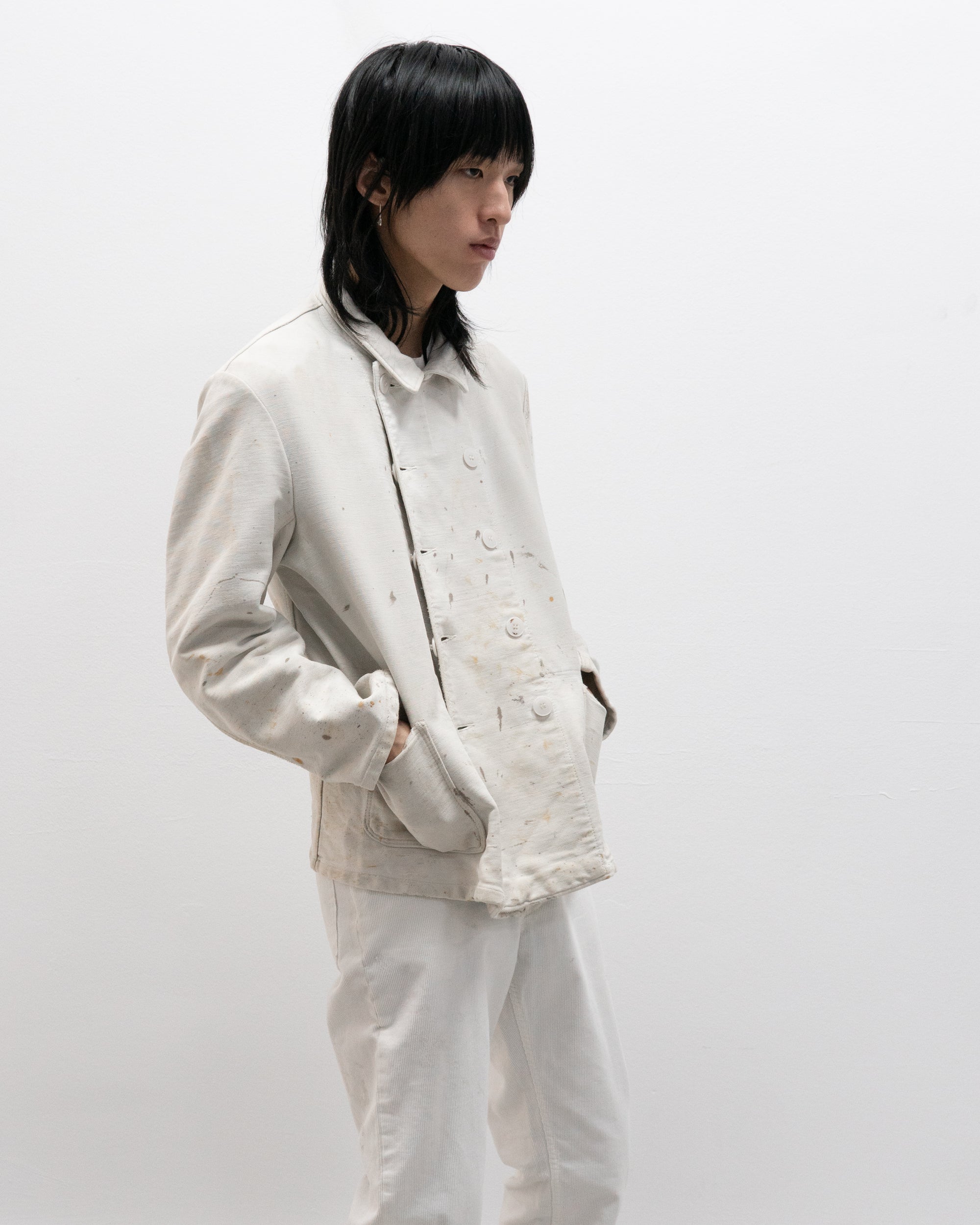 1950s german double breasted miner's jacket