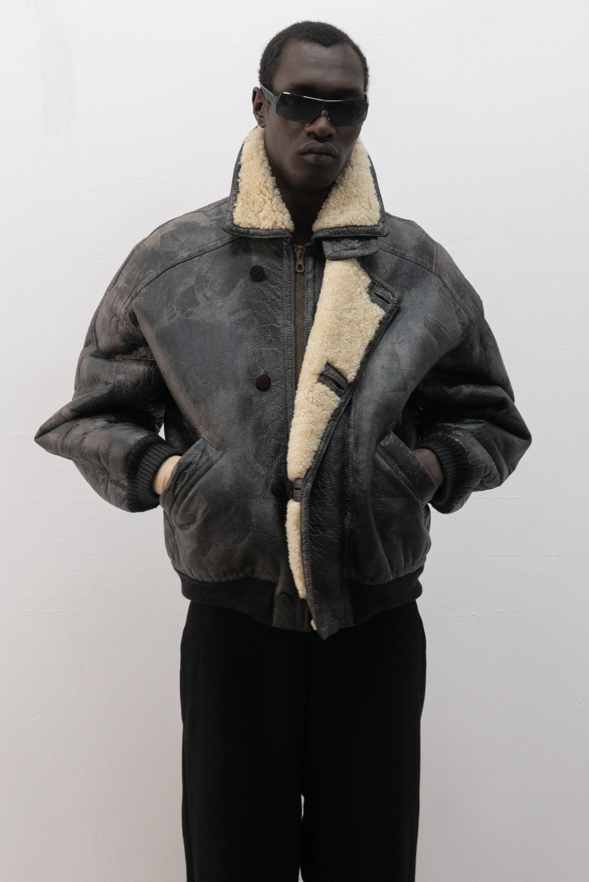 italian shearling leather jacket