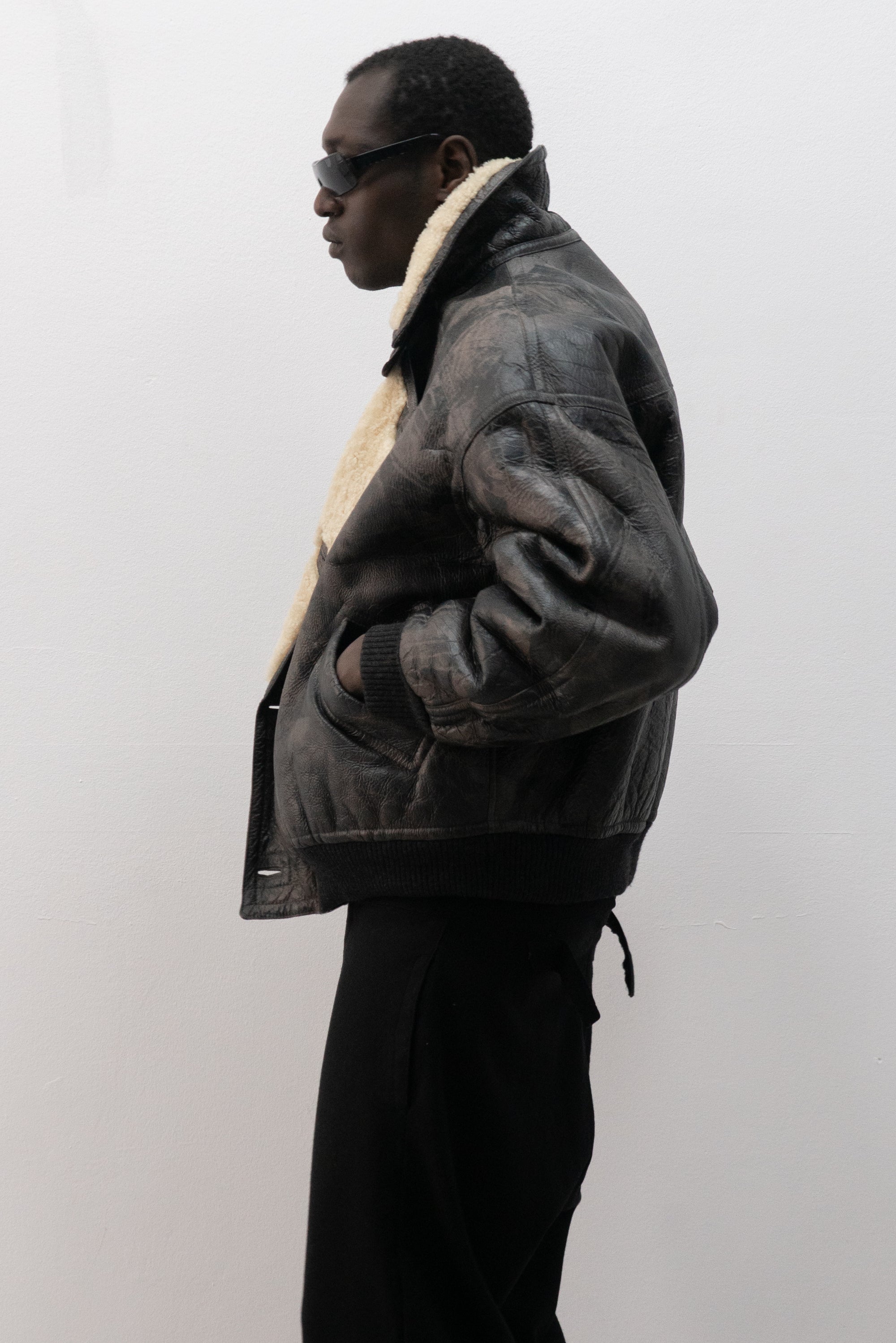 italian shearling leather jacket
