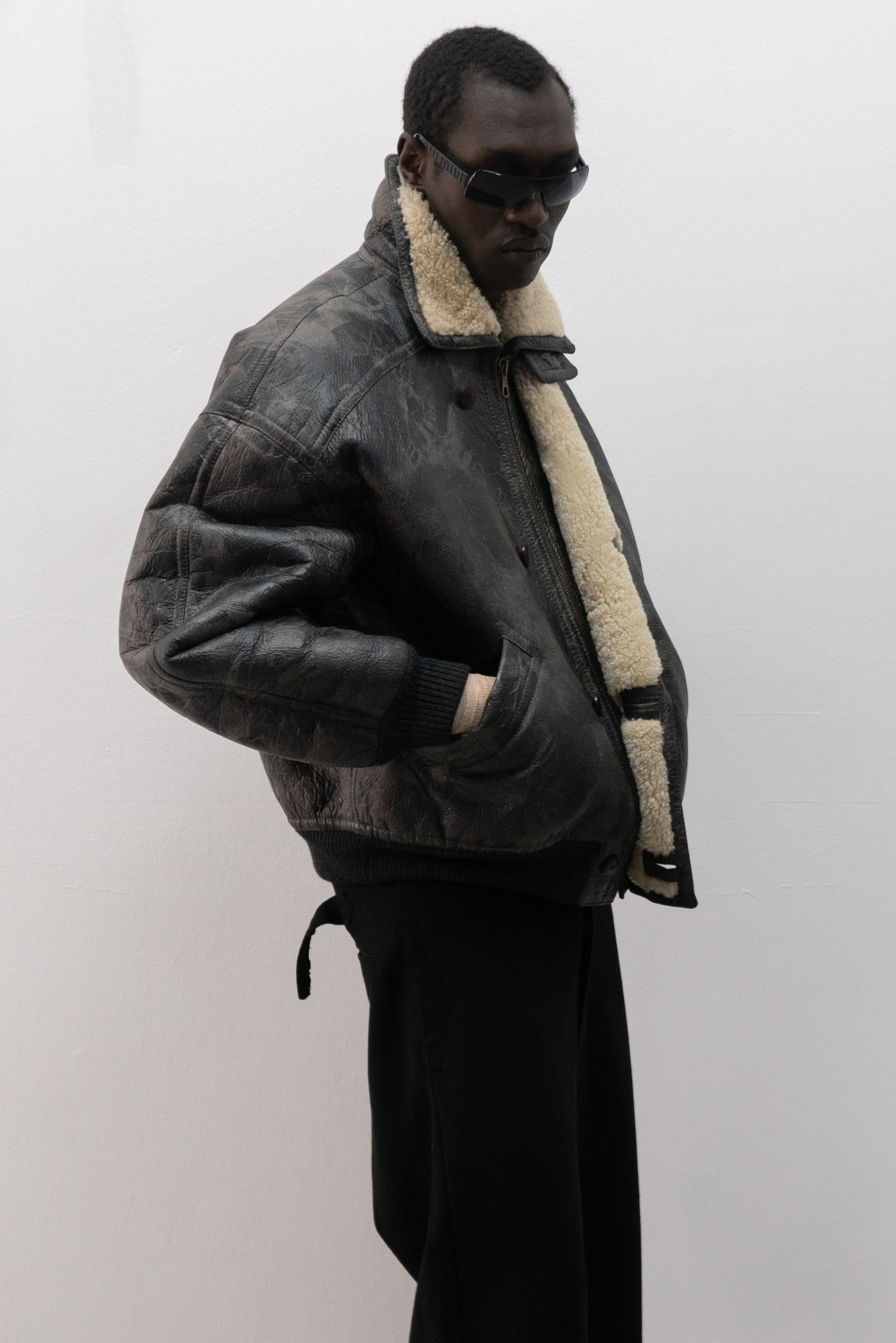 italian shearling leather jacket