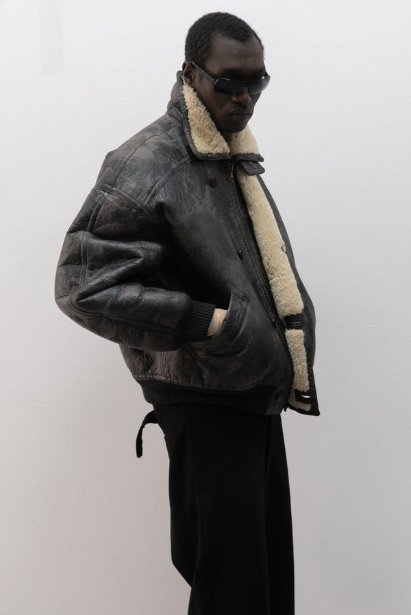 italian shearling leather jacket