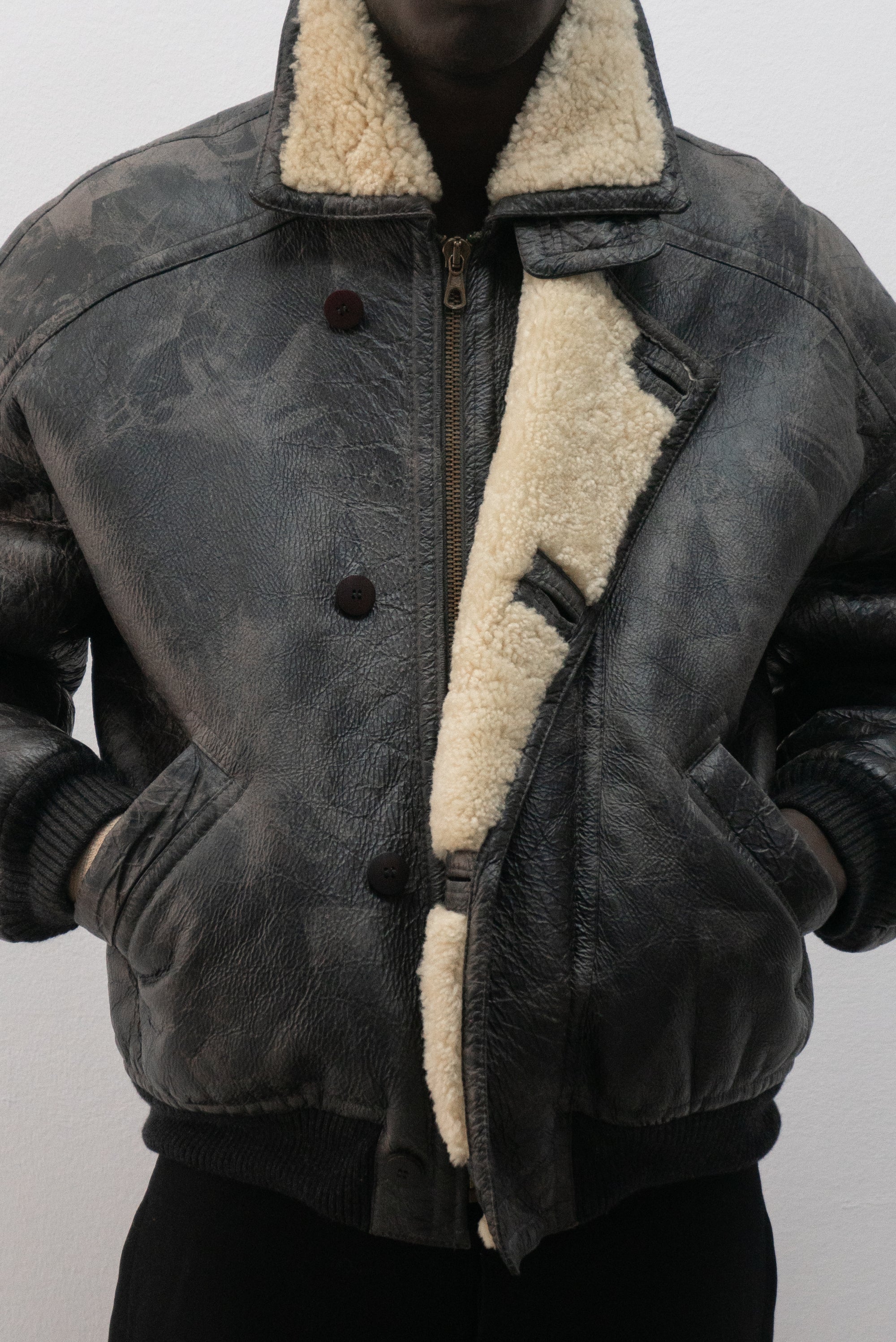 italian shearling leather jacket