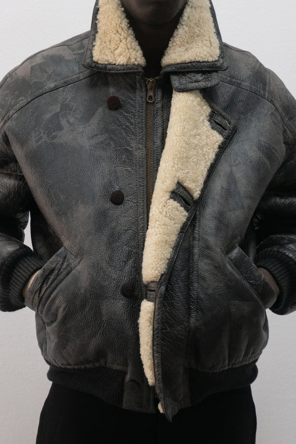 italian shearling leather jacket