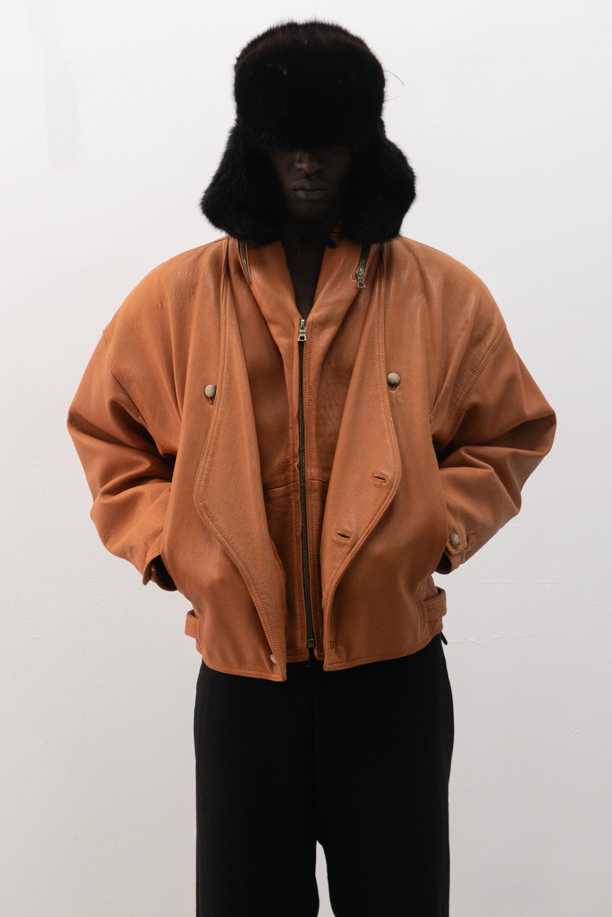 1980s ruffo leather jacket